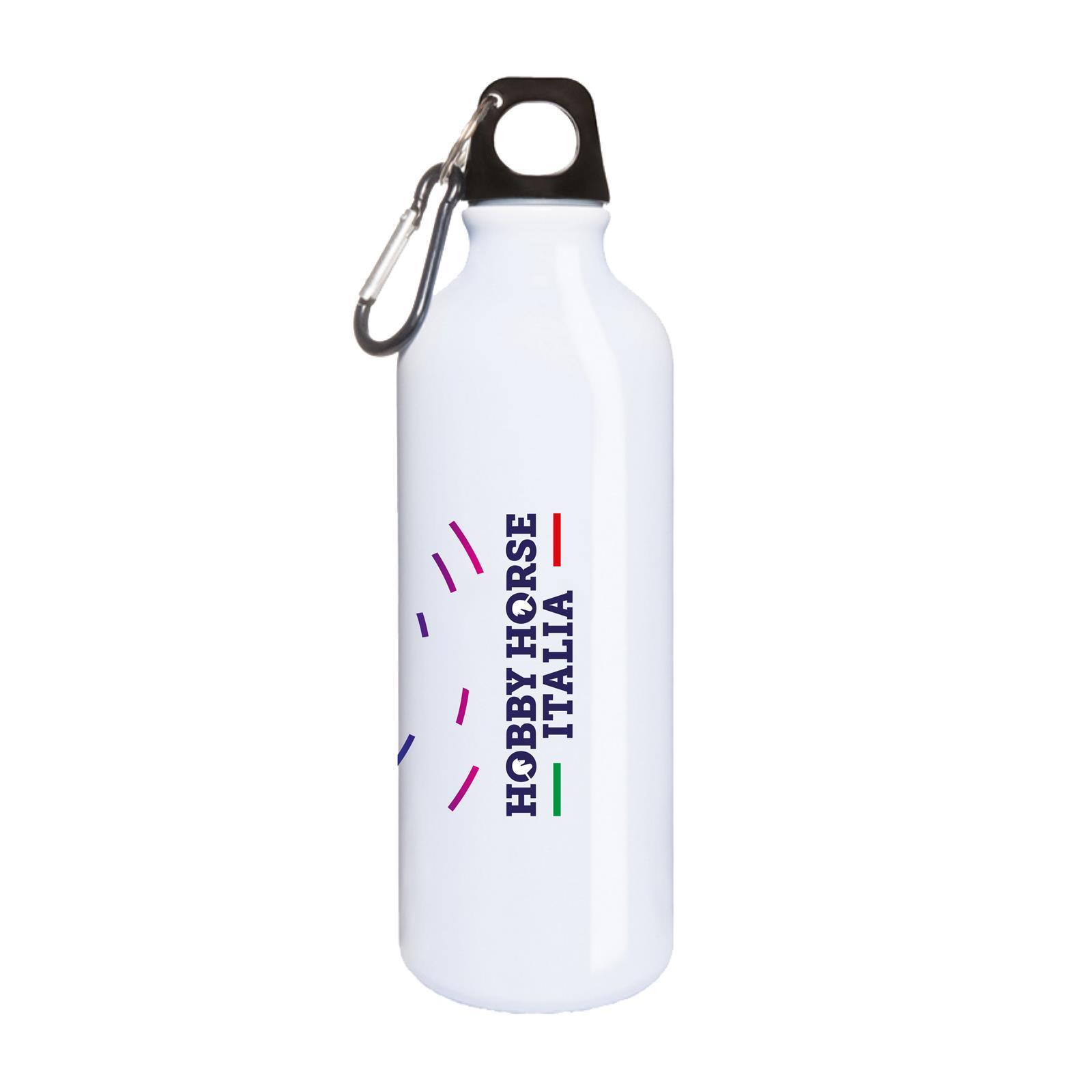 Foto 1 Borraccia Termica con Moschettone Hobby Horse Bianca 750Ml