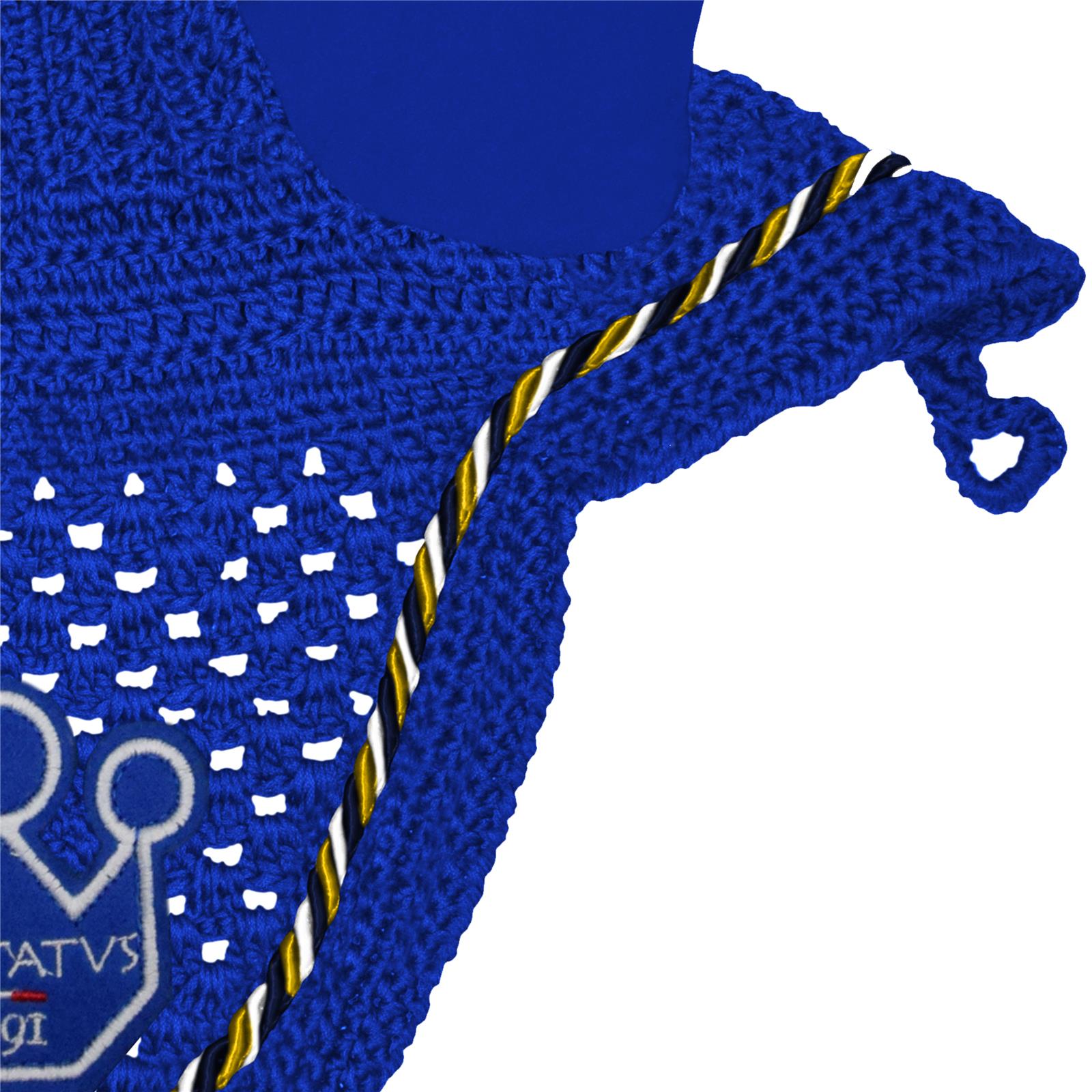 Foto 2 Cuffia Cavallo con Cordoncino Blu Royal