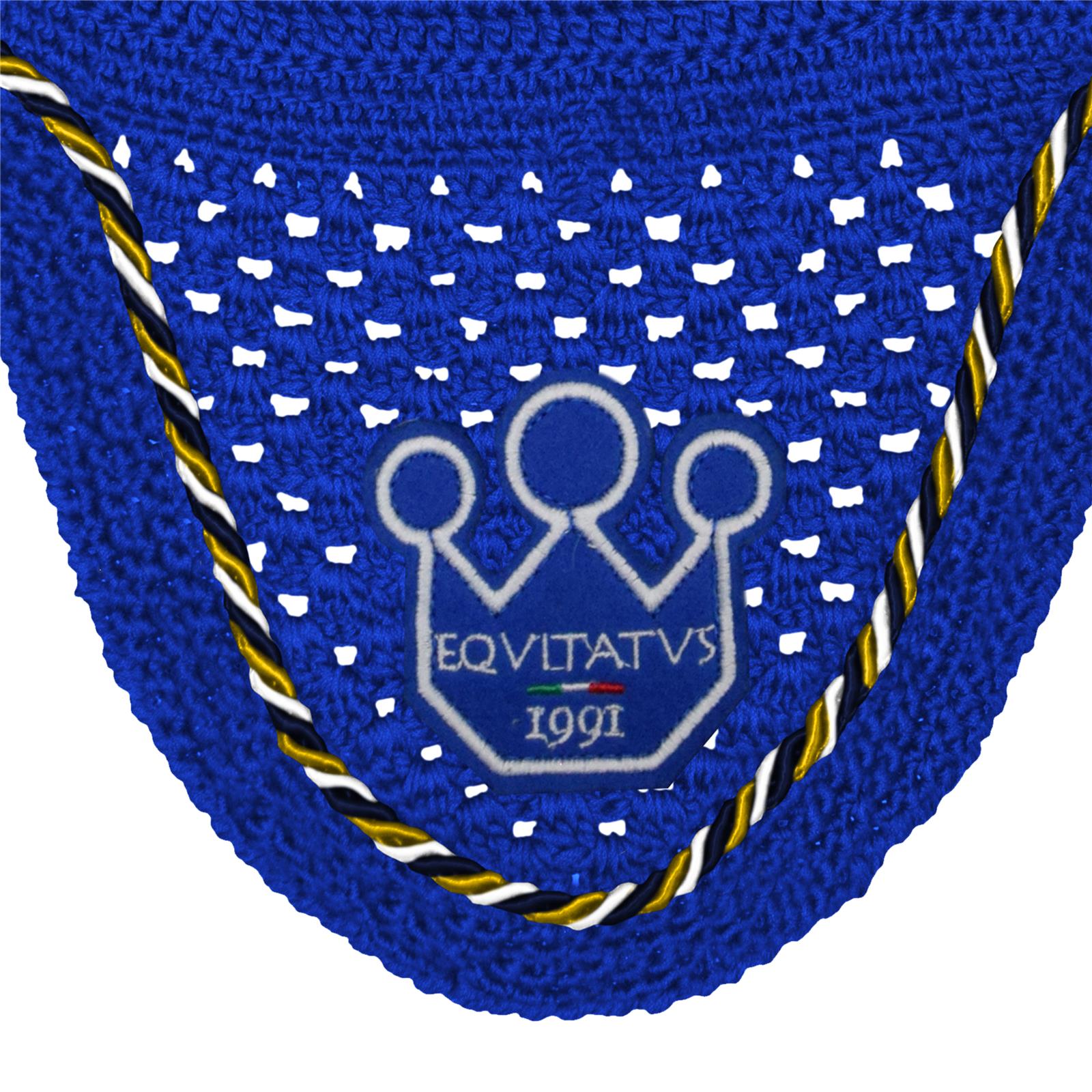 Foto 3 Cuffia Cavallo con Cordoncino Blu Royal