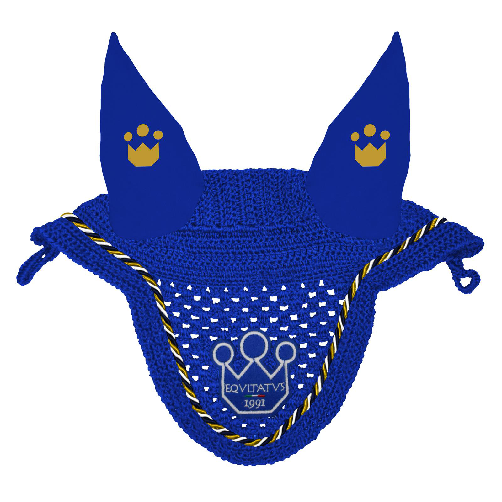 Foto principale Cuffia Cavallo con Cordoncino Blu Royal