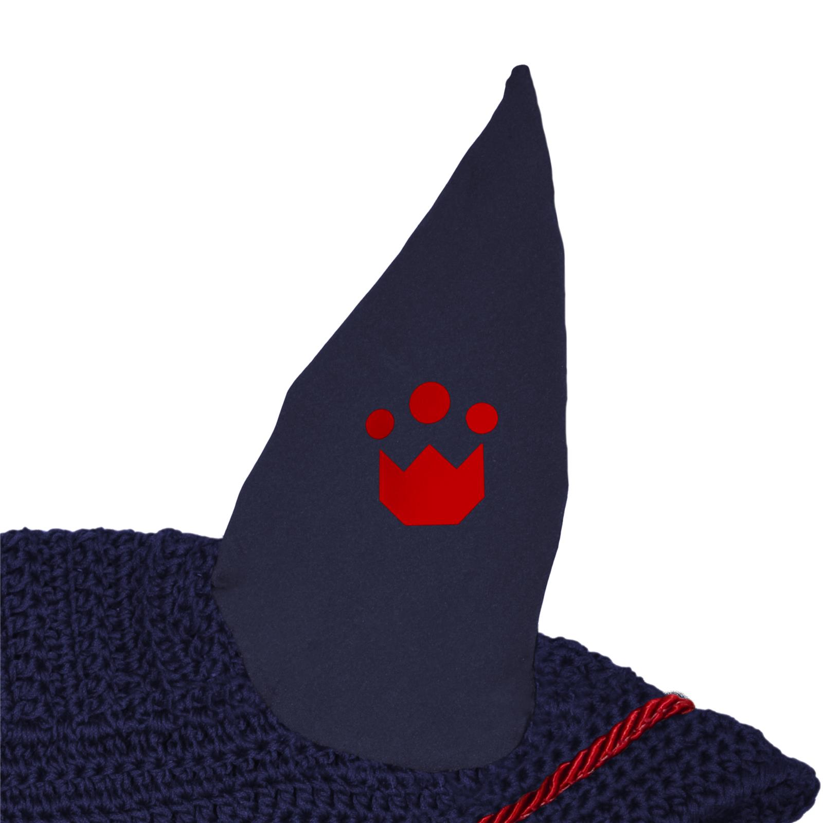 Foto 1 Cuffia Cavallo con Cordoncino Navy e Rossa