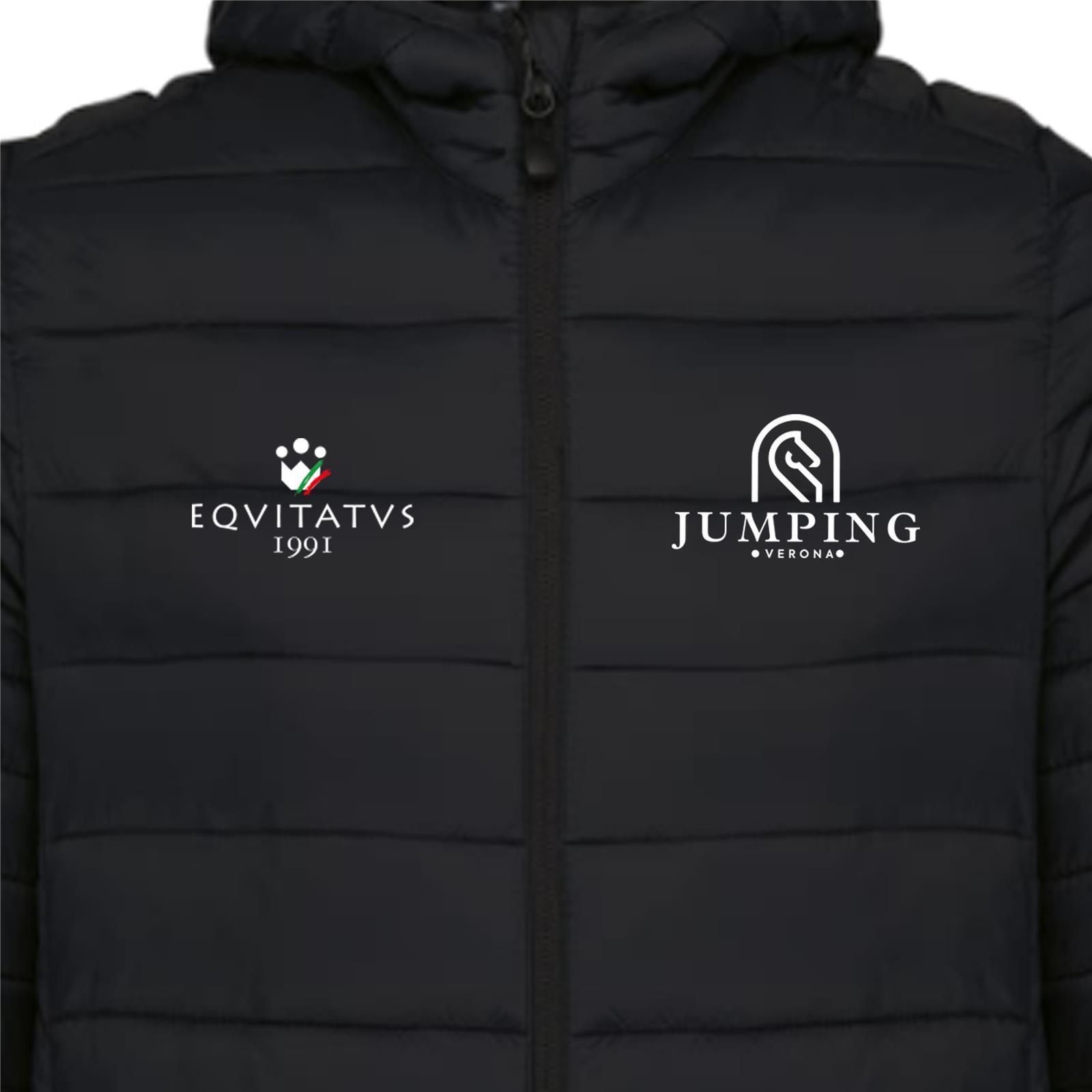 Foto 1 Giubbotto Equitazione Piumino Uomo Jumping Verona Nero