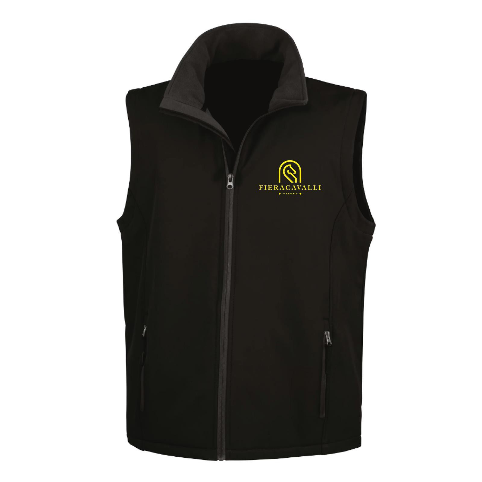 Foto principale Giubbotto Equitazione Smanicato Donna Softshell Fieracavalli Nero