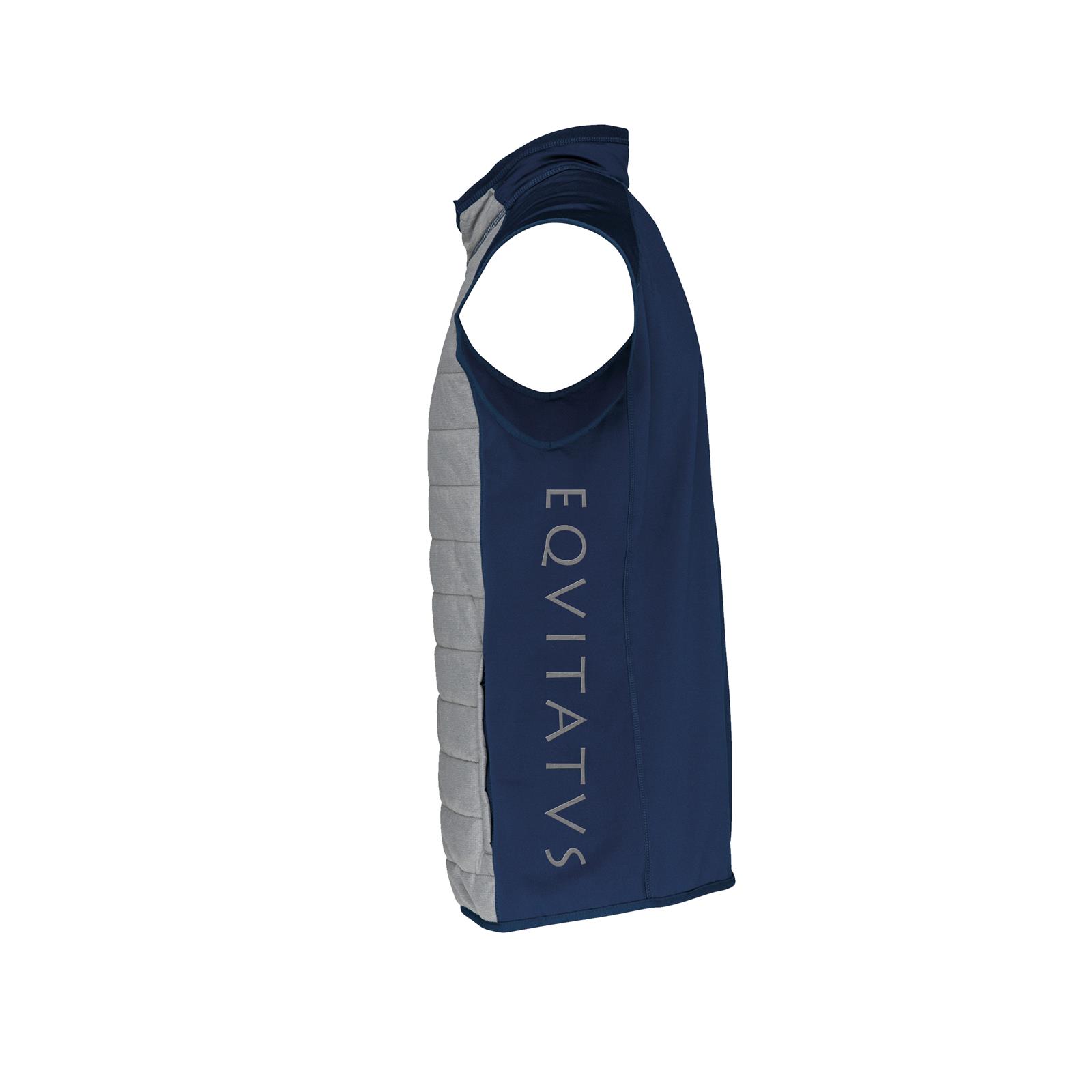 Foto 3 Giubbotto Equitazione Smanicato Unisex Grigio e Navy