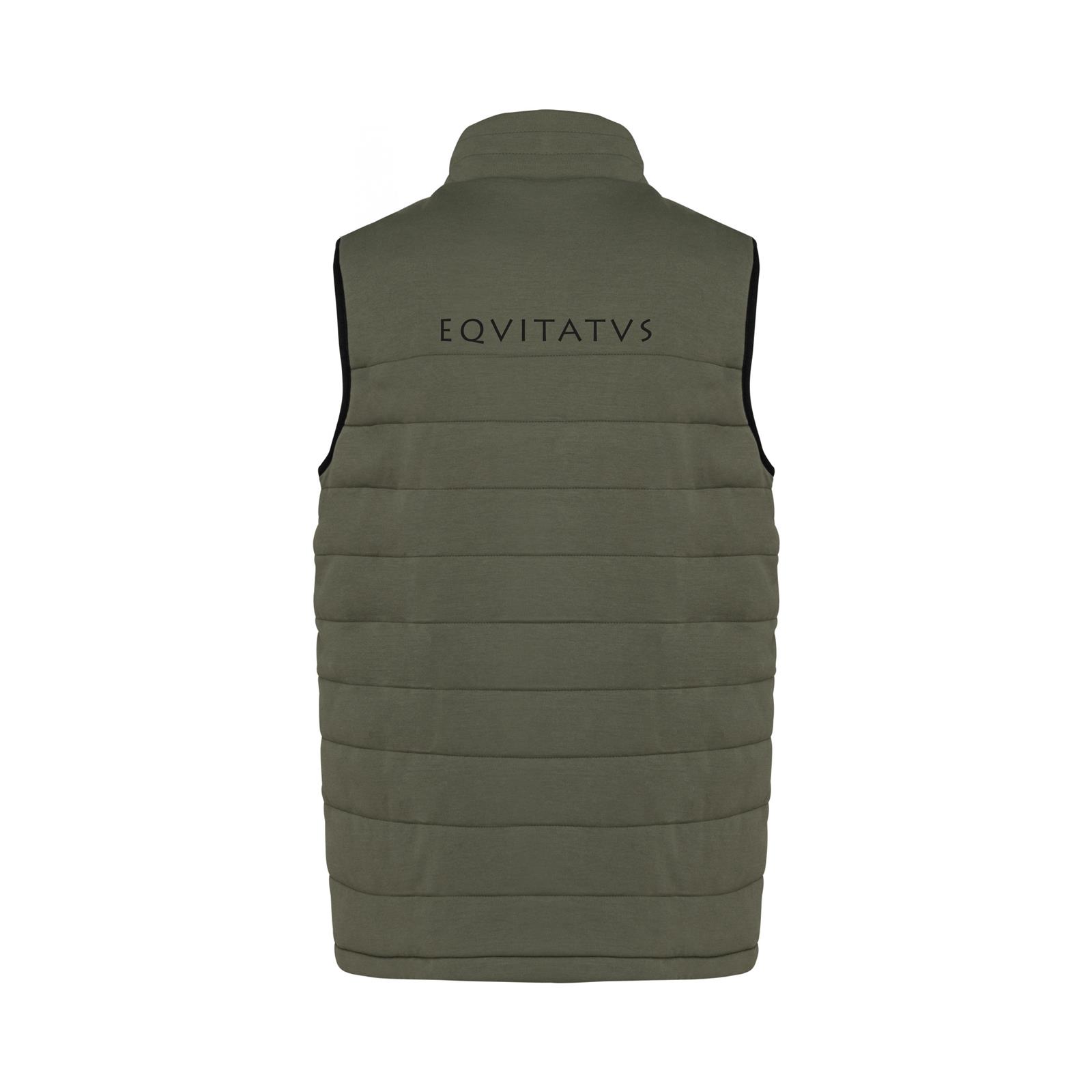 Foto 2 Giubbotto Equitazione Smanicato Uomo Verde Militare