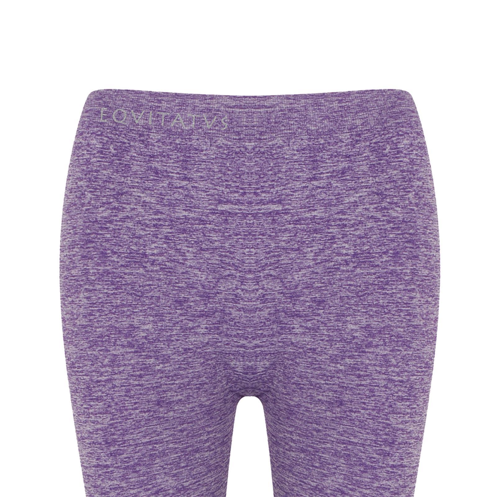 Foto 3 Leggings Equitazione Donna Lilla