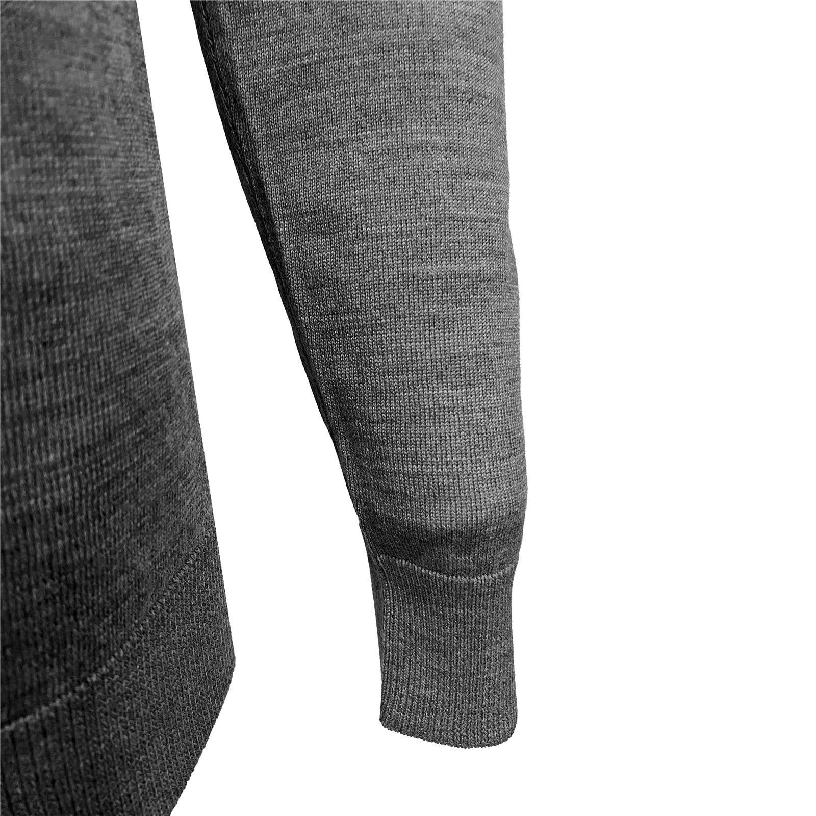 Foto 3 Maglione Equitazione in Lana Merino Uomo Grigio