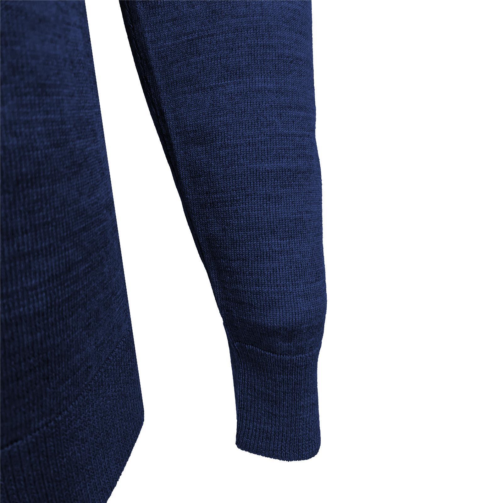 Foto 3 Maglione Equitazione in Lana Merino Uomo Navy