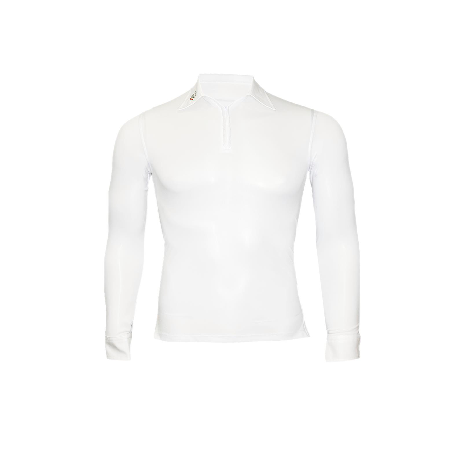 Foto principale Polo Equitazione Bambino Camicia a Manica Lunga Bianca