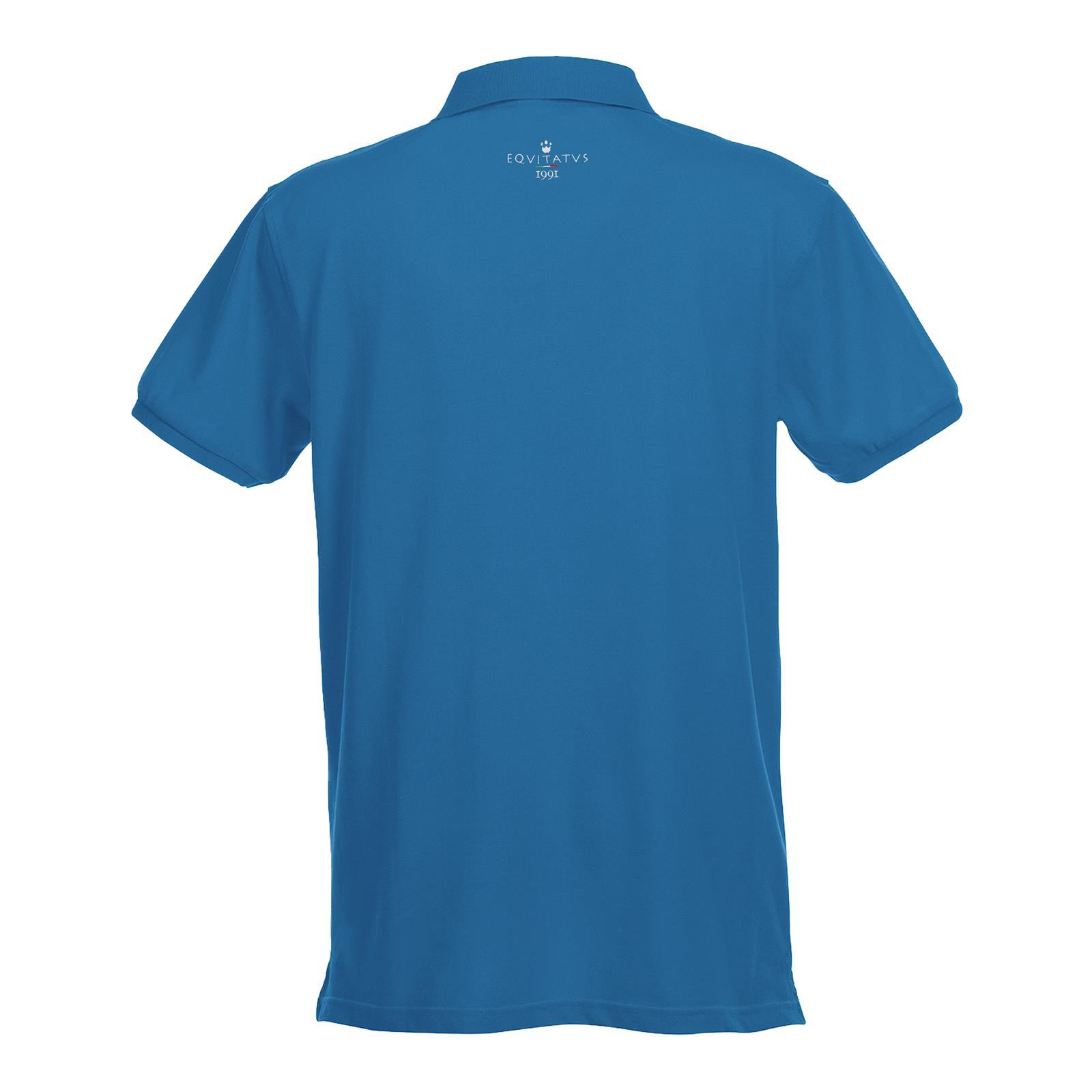 Foto 2 Polo Equitazione Bambino Equitatus Kids Blu Royal