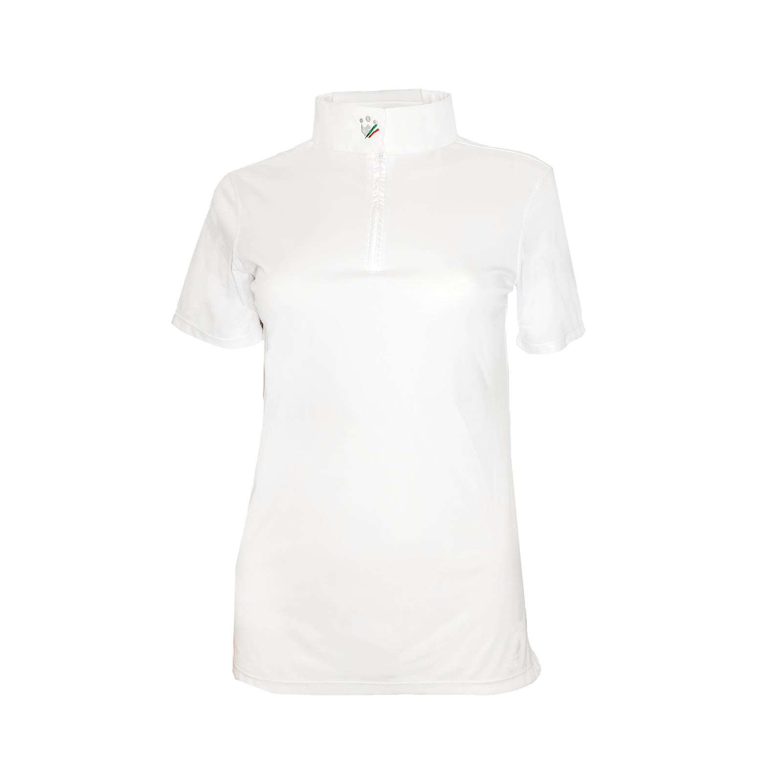 Foto principale Polo Equitazione Donna Camicia a Manica Corta Bianca