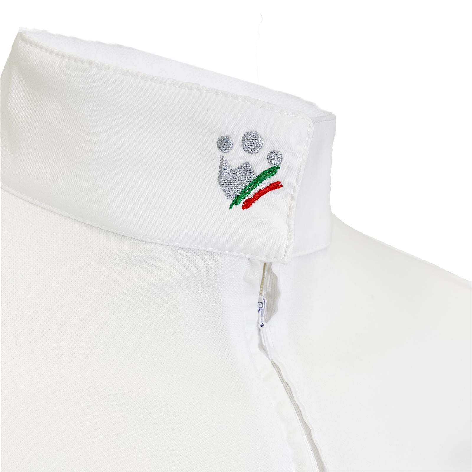 Foto 1 Polo Equitazione Donna Camicia a Manica Lunga Bianca