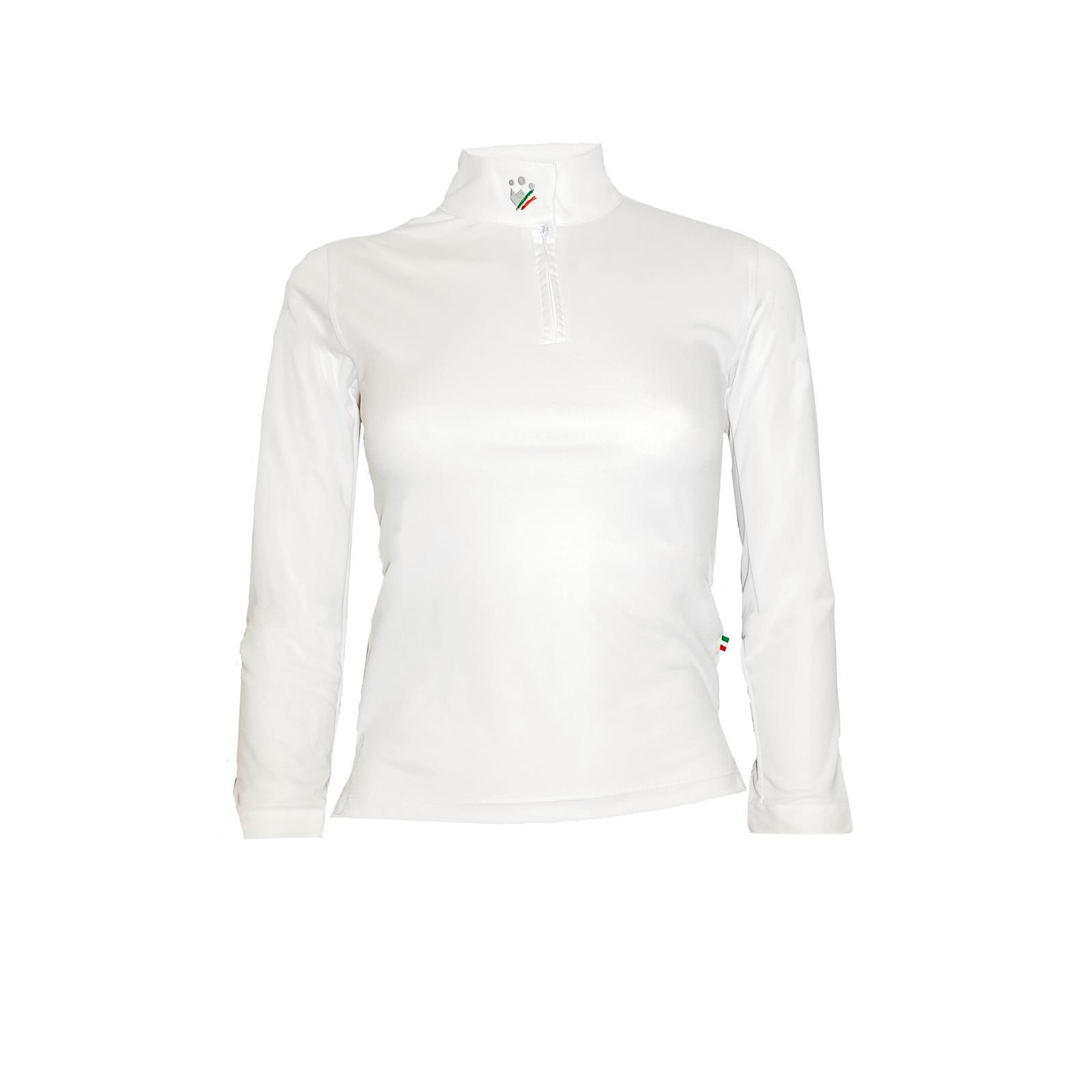 Foto principale Polo Equitazione Donna Camicia a Manica Lunga Bianca
