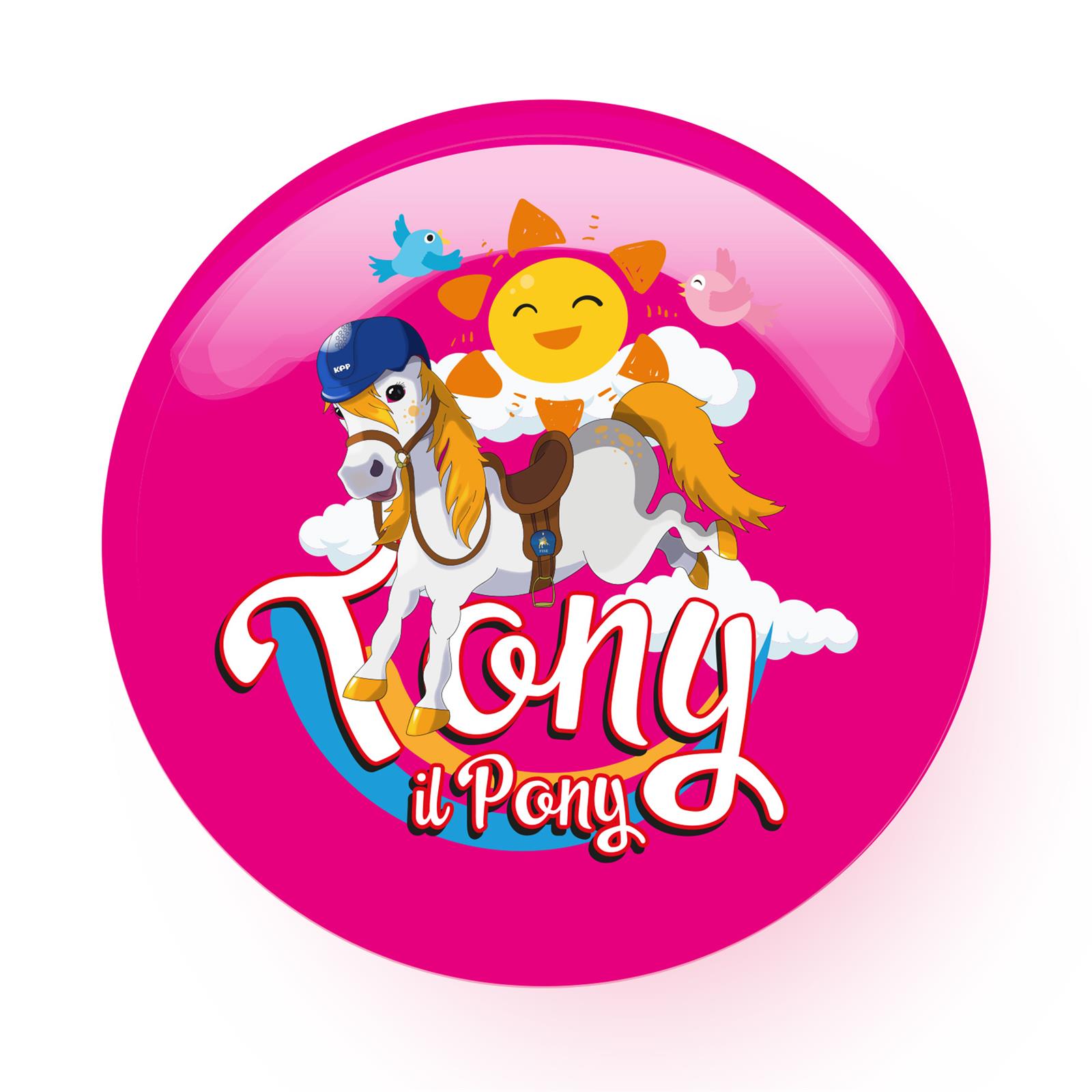 Foto 1 Spilla Tony il Pony Fucsia