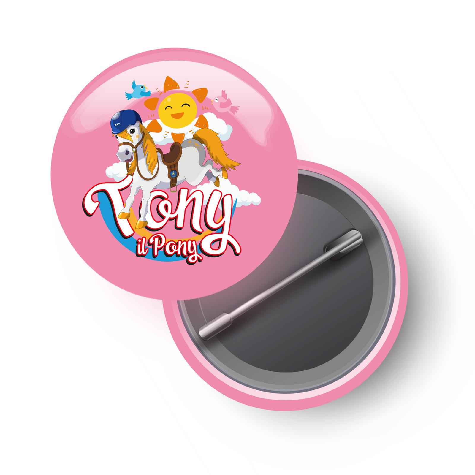 Foto principale Spilla Tony il Pony Rosa
