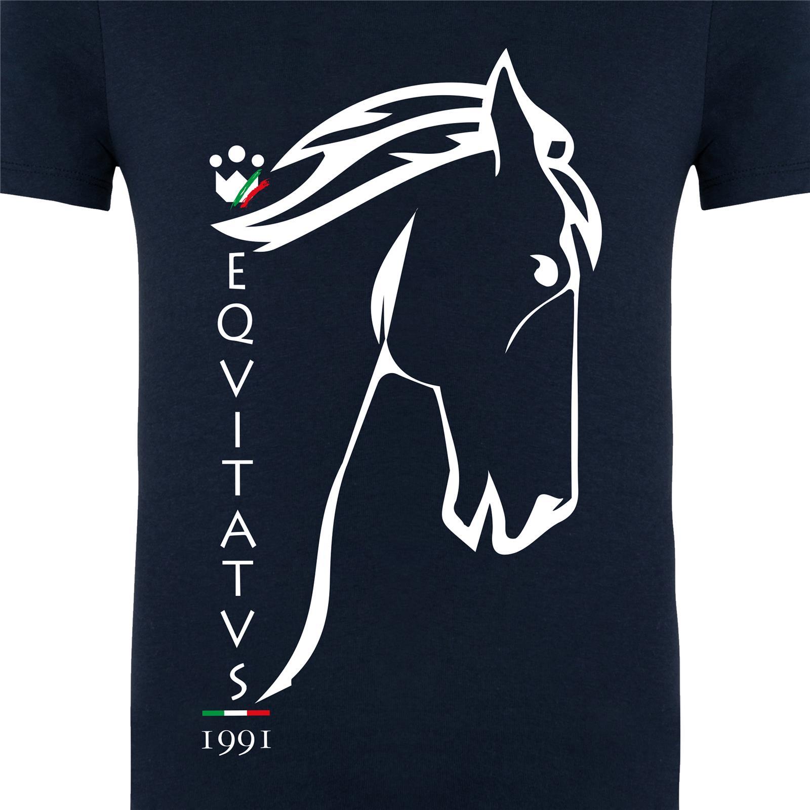 Foto 1 T-Shirt Equitazione Bambino New Navy