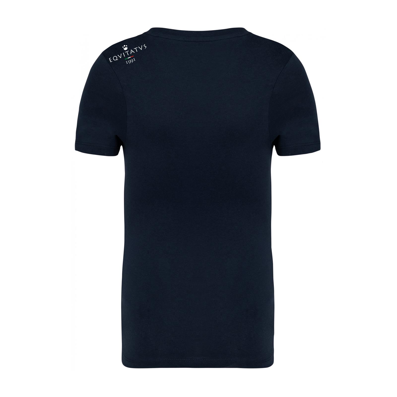 Foto 2 T-Shirt Equitazione Bambino New Navy