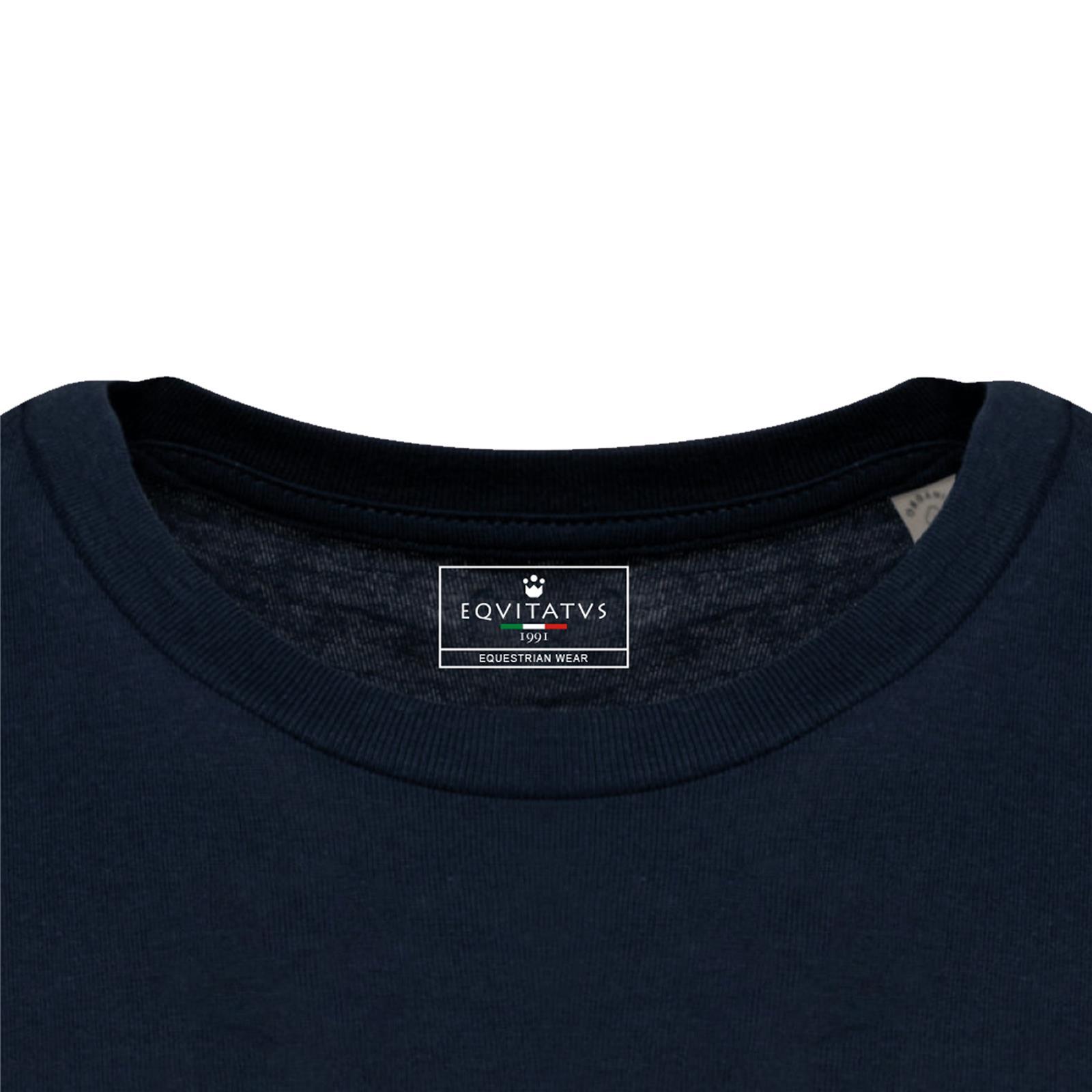 Foto 3 T-Shirt Equitazione Bambino New Navy