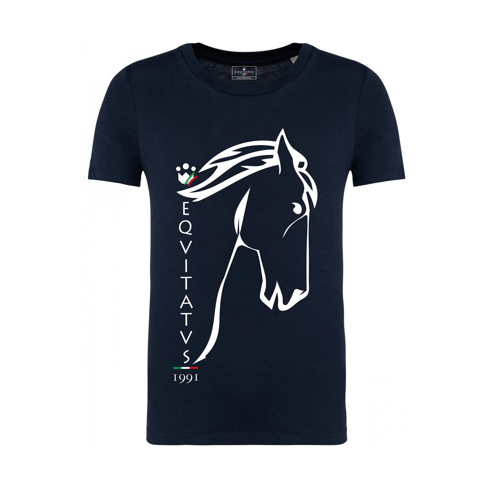Foto principale T-Shirt Equitazione Bambino New Navy