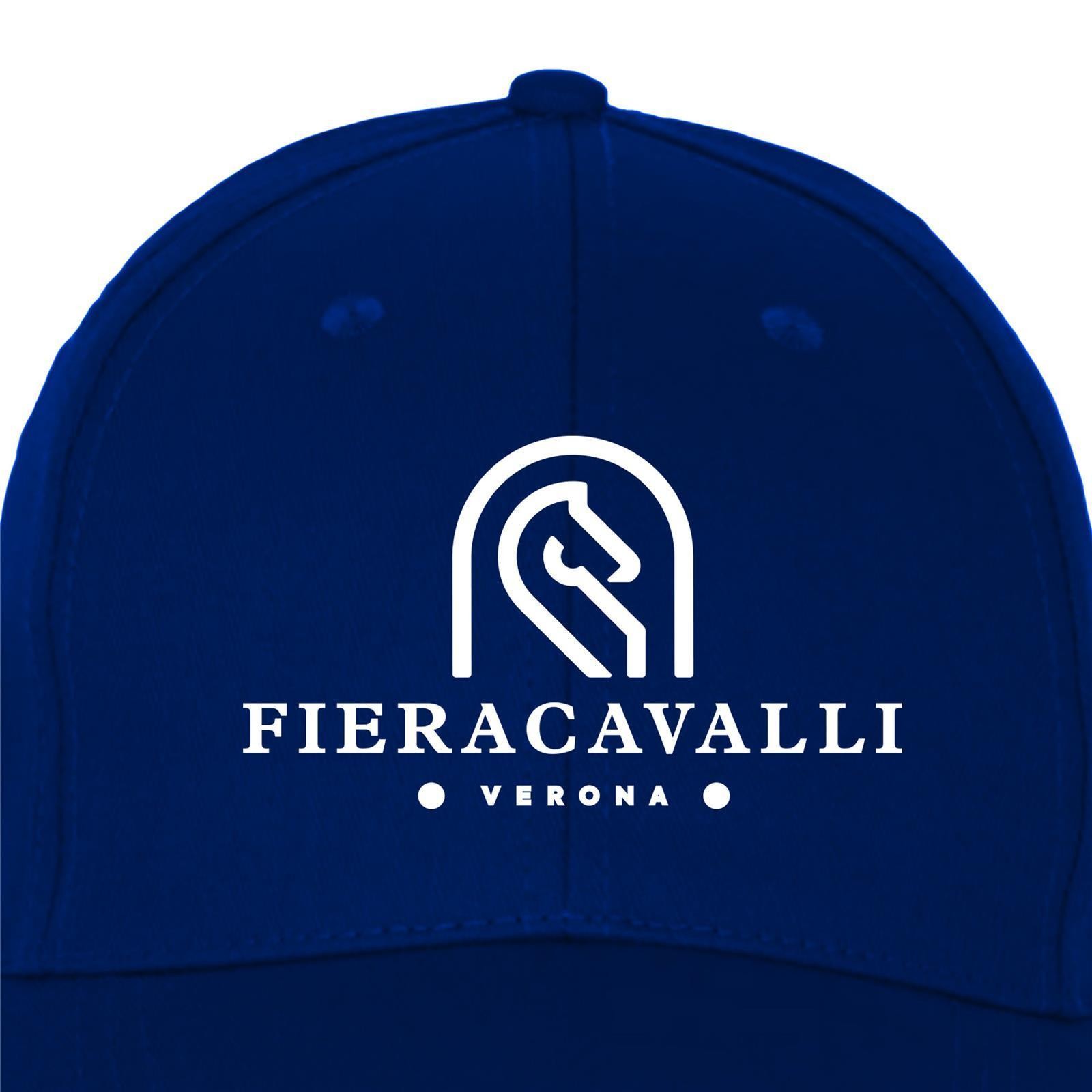 Foto 1 Cappello con Visiera Fieracavalli Blu Royal
