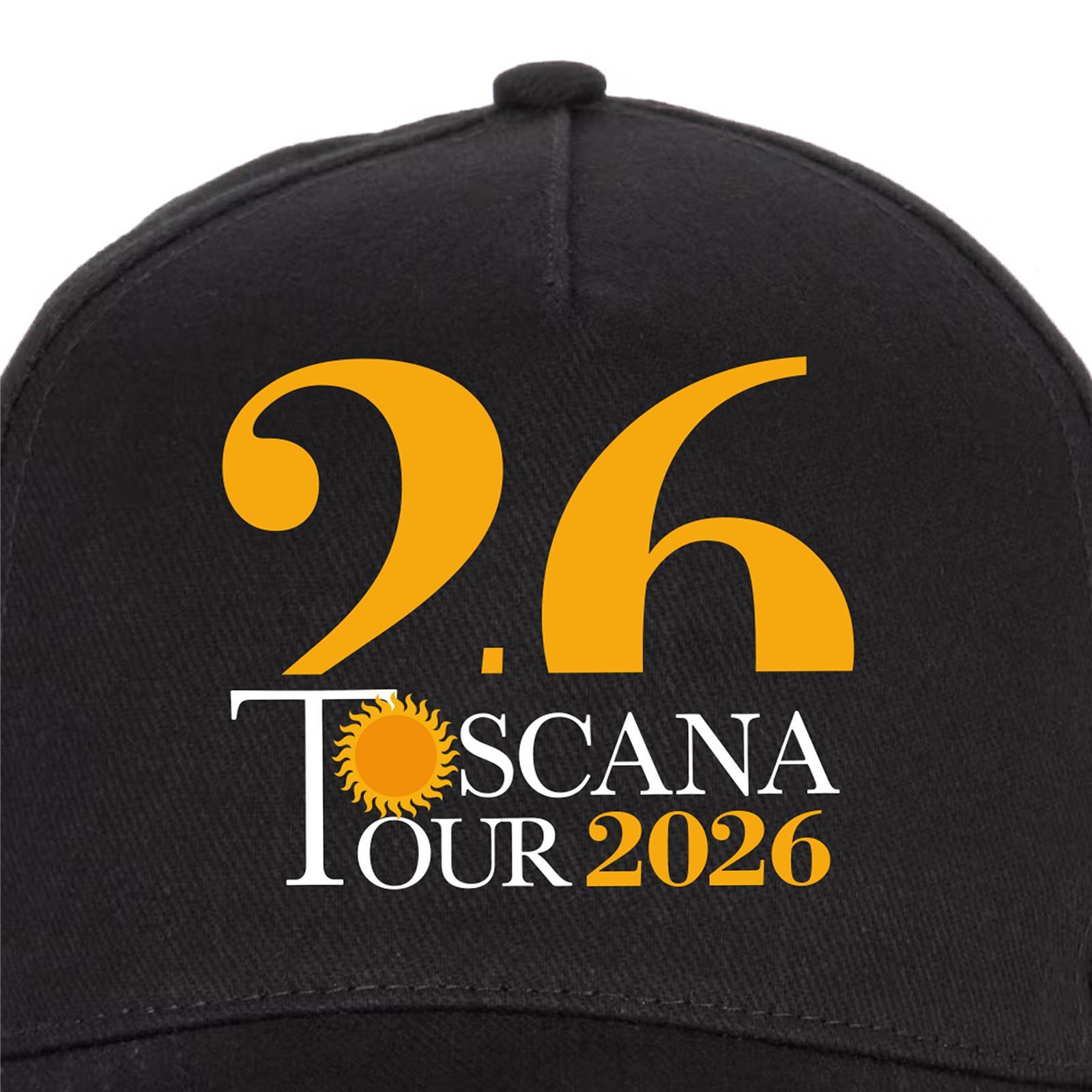 Foto 2 Cappello con Visiera Toscana Tour 2026 Nero