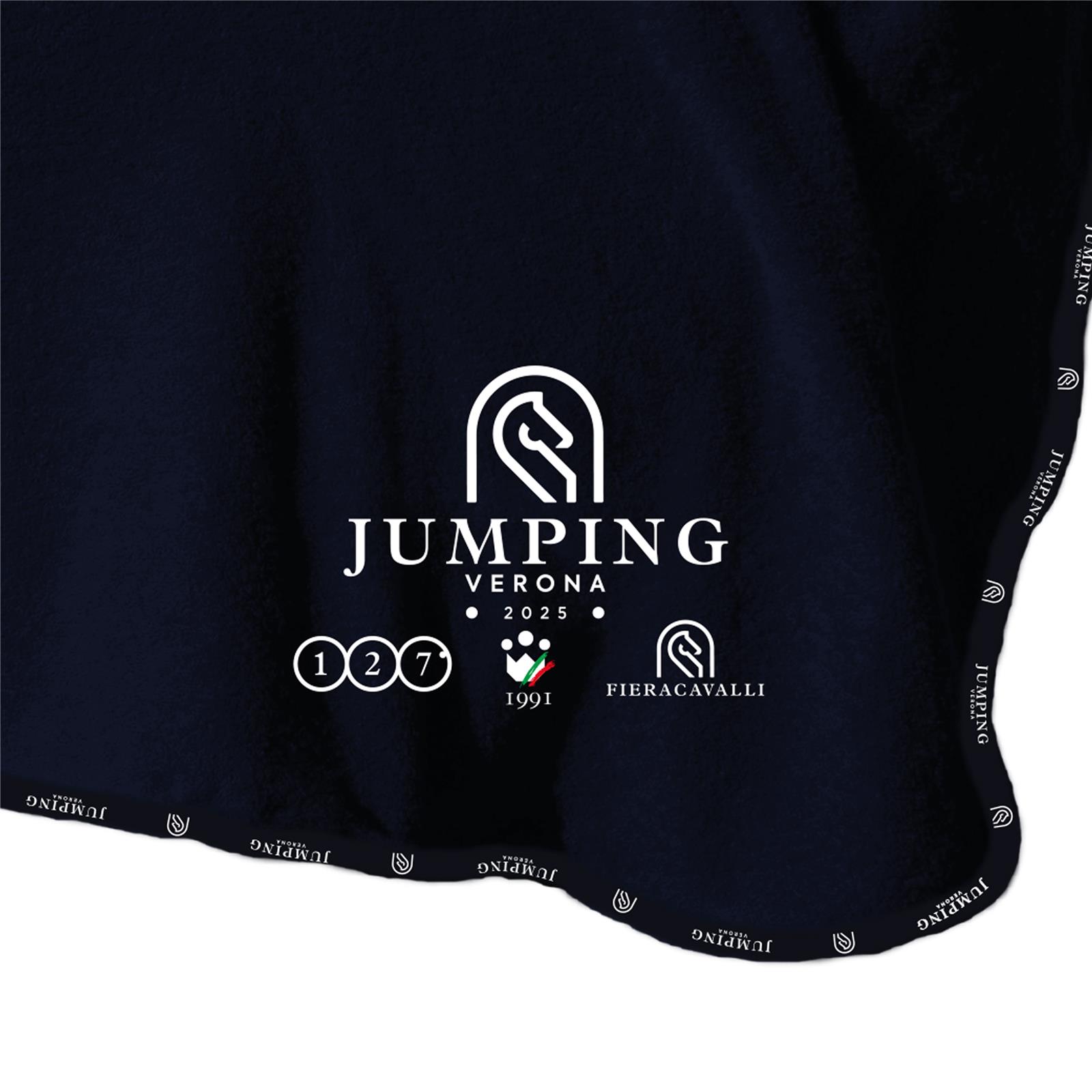 Foto 3 Coperta Cavallo in Pile da Passeggio Jumping Verona Per Equitazione Navy