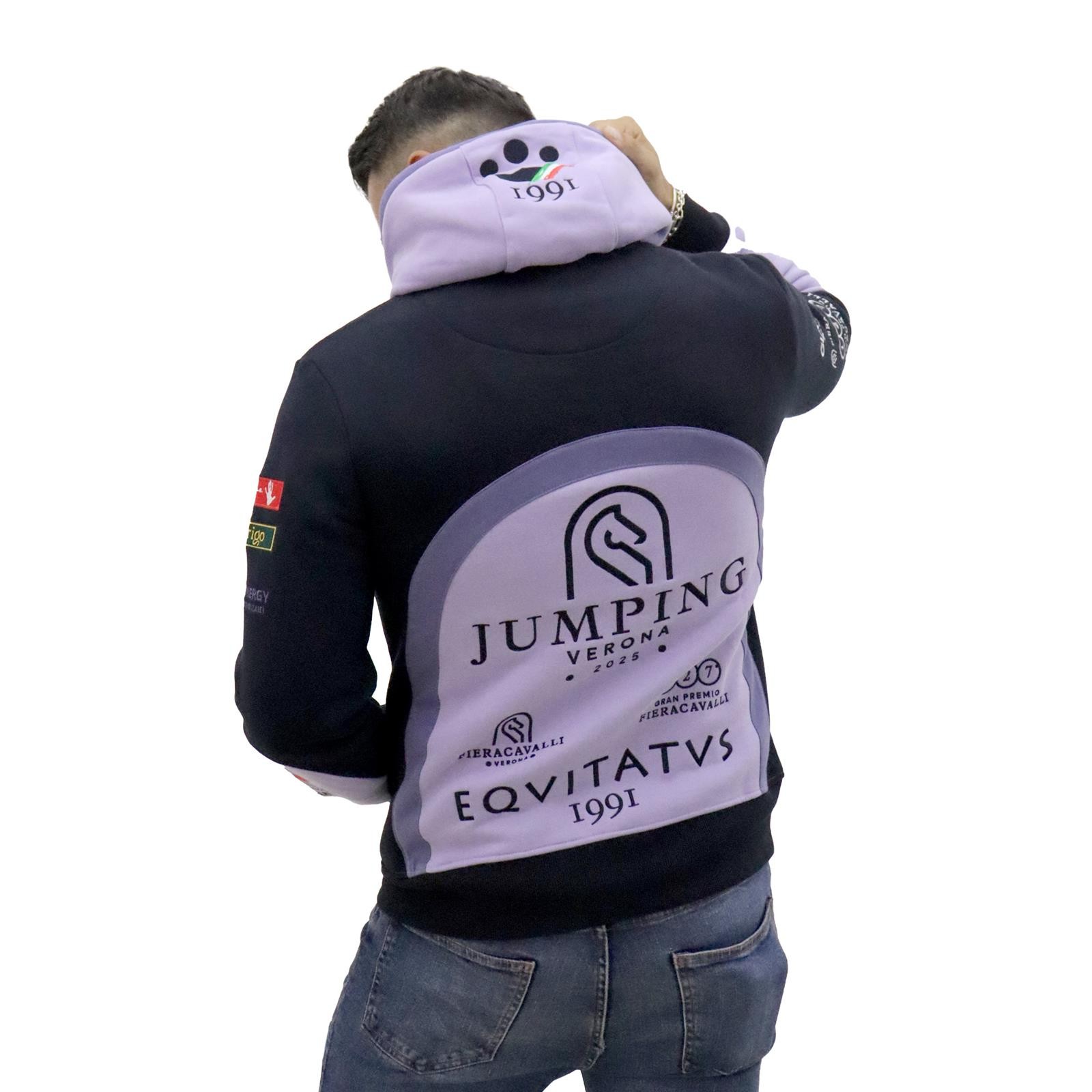 Foto 1 Felpa Equitazione Unisex Jumping Verona Navy
