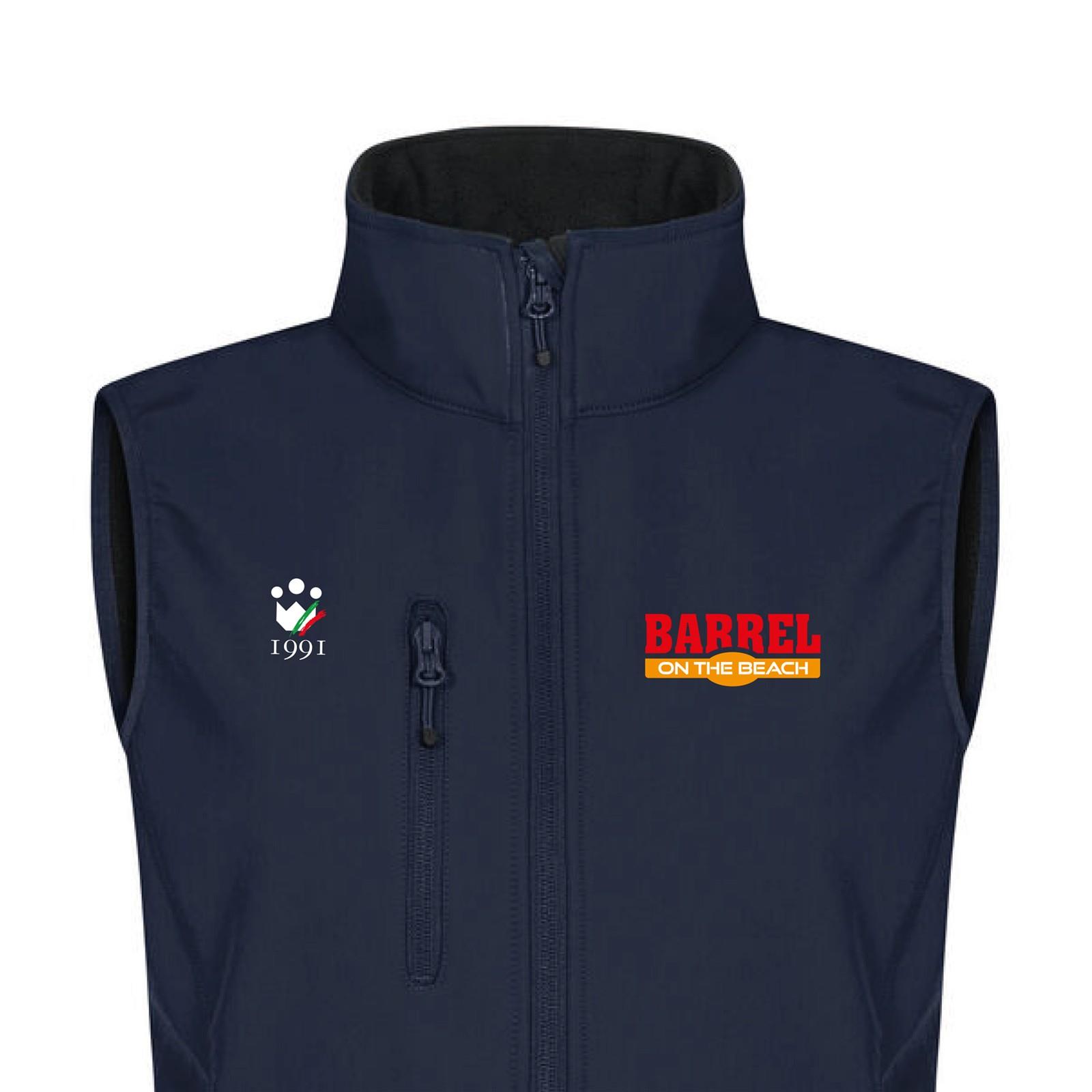 Foto 2 Giubbotto Equitazione Smanicato Donna Softshell Eby Barrel On The Beach Navy