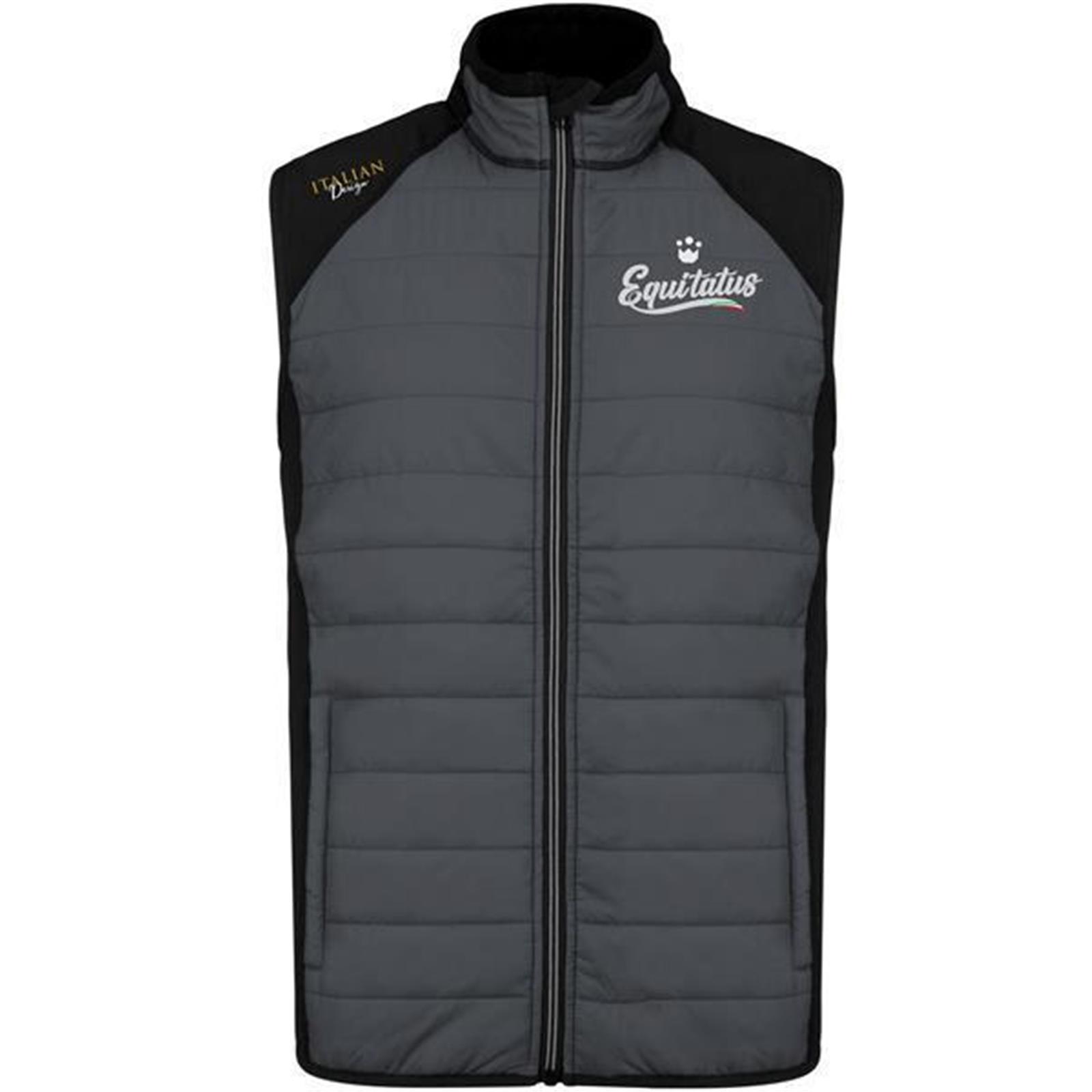 Foto principale Giubbotto Equitazione Smanicato Unisex Grigio e Nero
