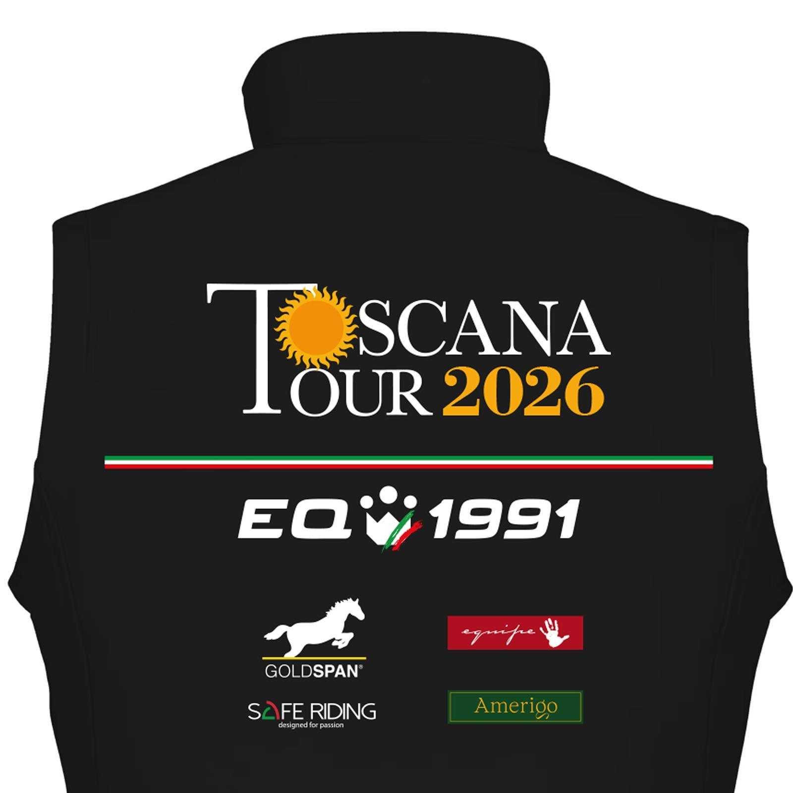 Foto 3 Giubbotto Equitazione Smanicato Uomo Toscana Tour 2026 Nero