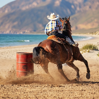 Home Barrel On The Beach