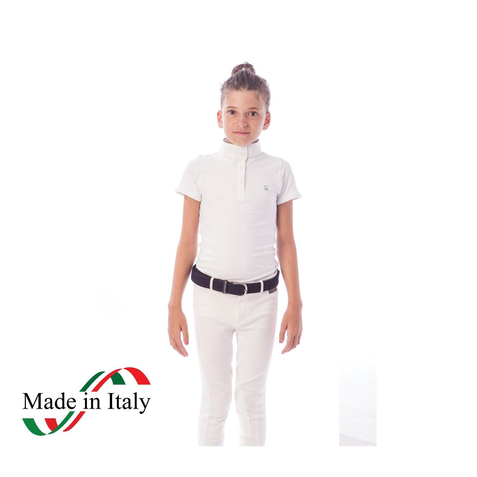 Foto 4 Polo Equitazione Bambina Camicia a Manica Corta