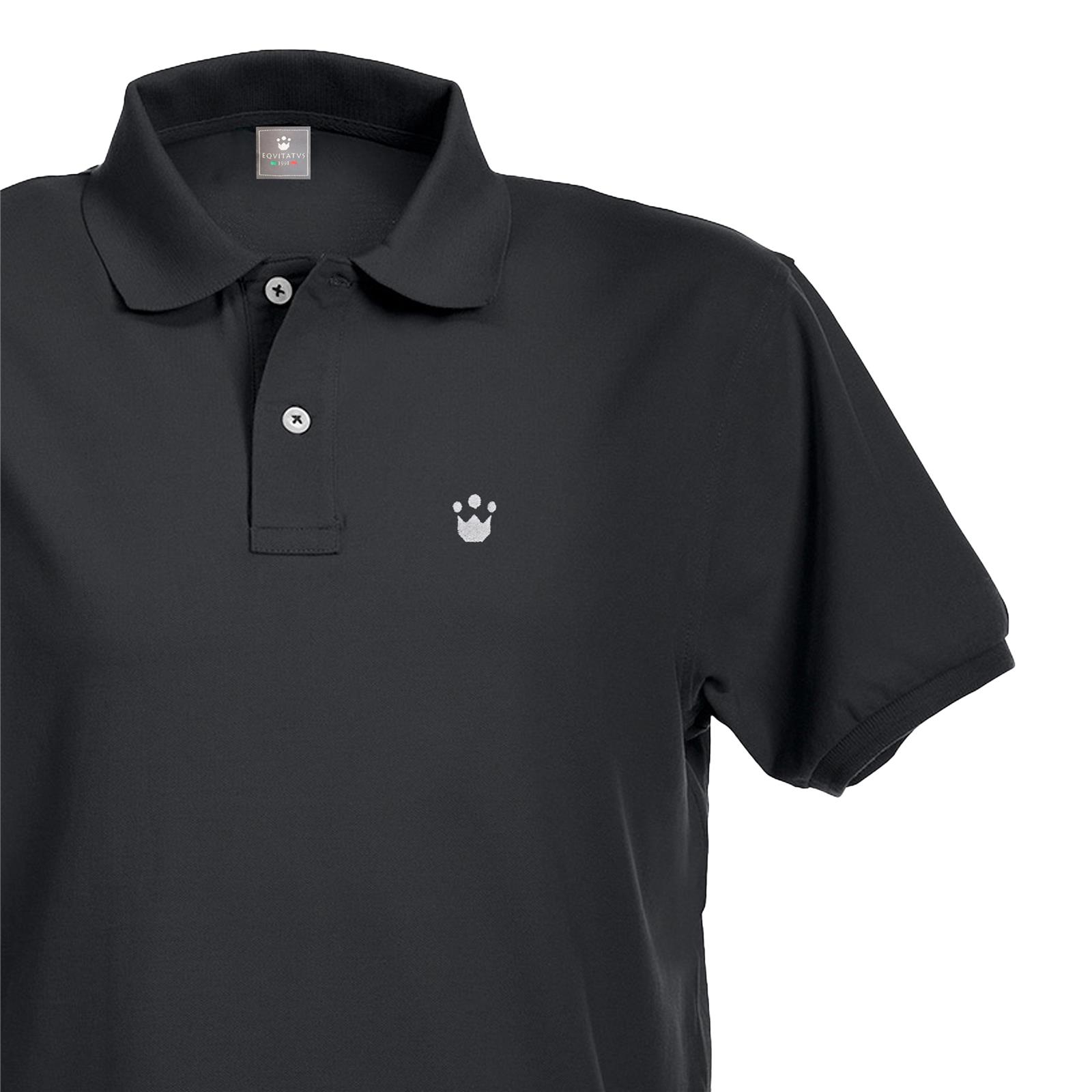 Foto 1 Polo Equitazione Bambino Equitatus Kids Nera