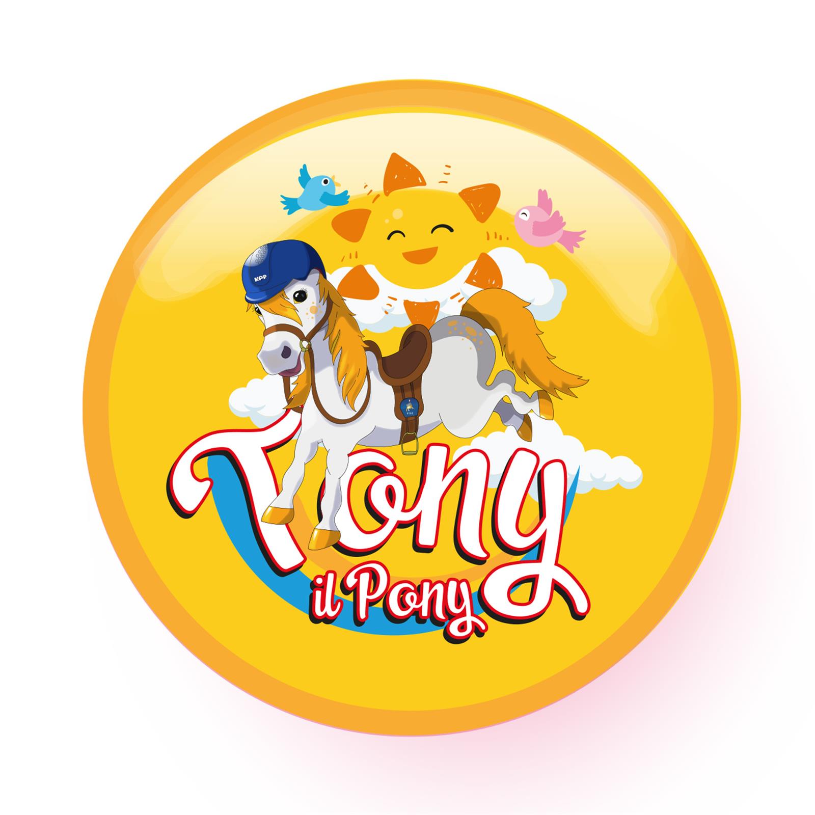 Foto 1 Spilla Tony il Pony Gialla