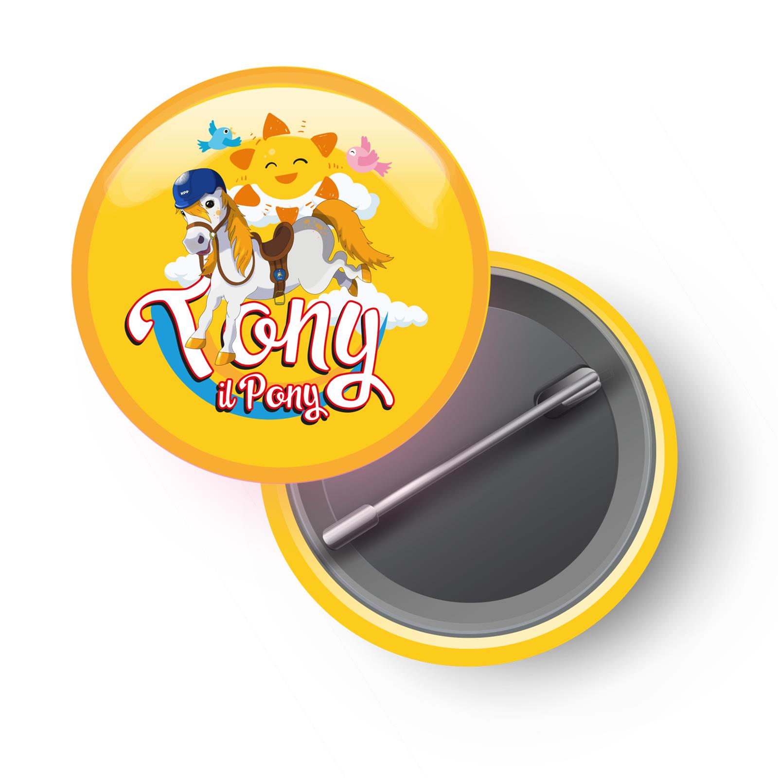 Foto principale Spilla Tony il Pony Gialla