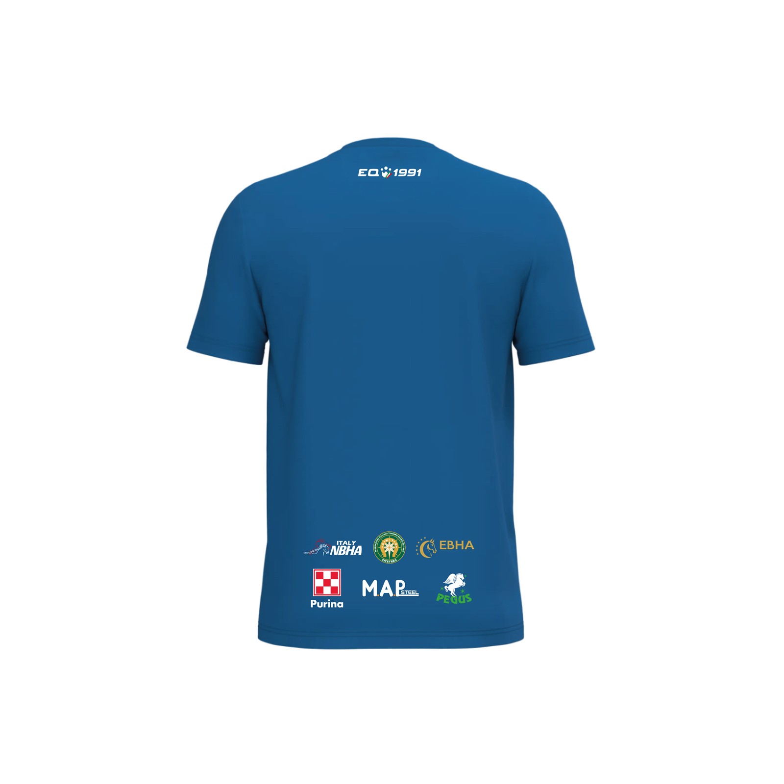 Foto 1 T-Shirt Equitazione Bambino Arcobaleno Barrel On The Beach Navy