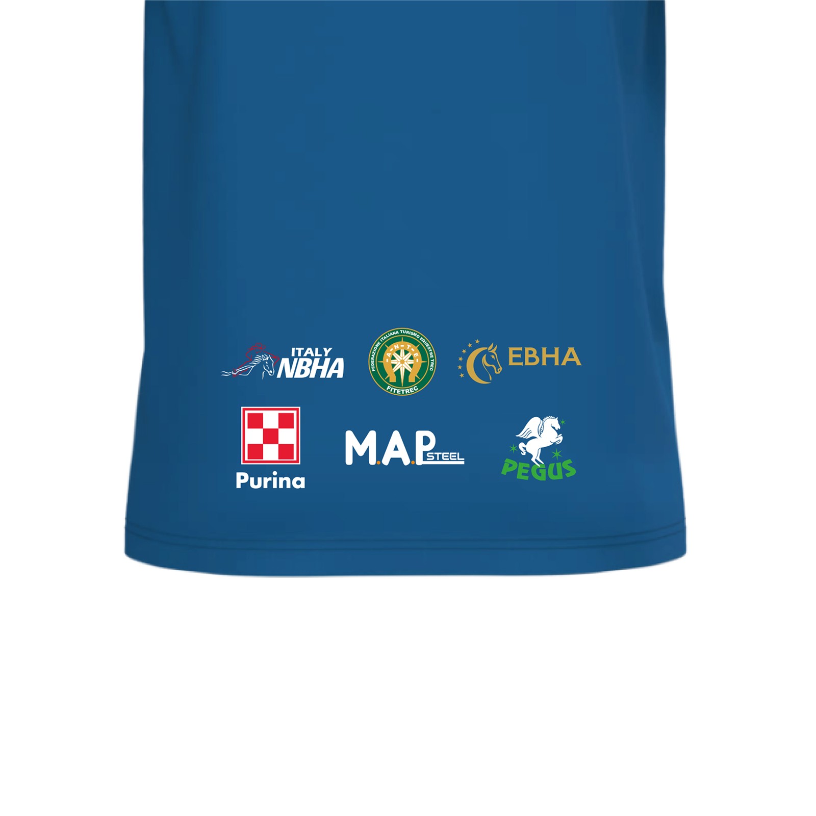 Foto 3 T-Shirt Equitazione Bambino Arcobaleno Barrel On The Beach Navy