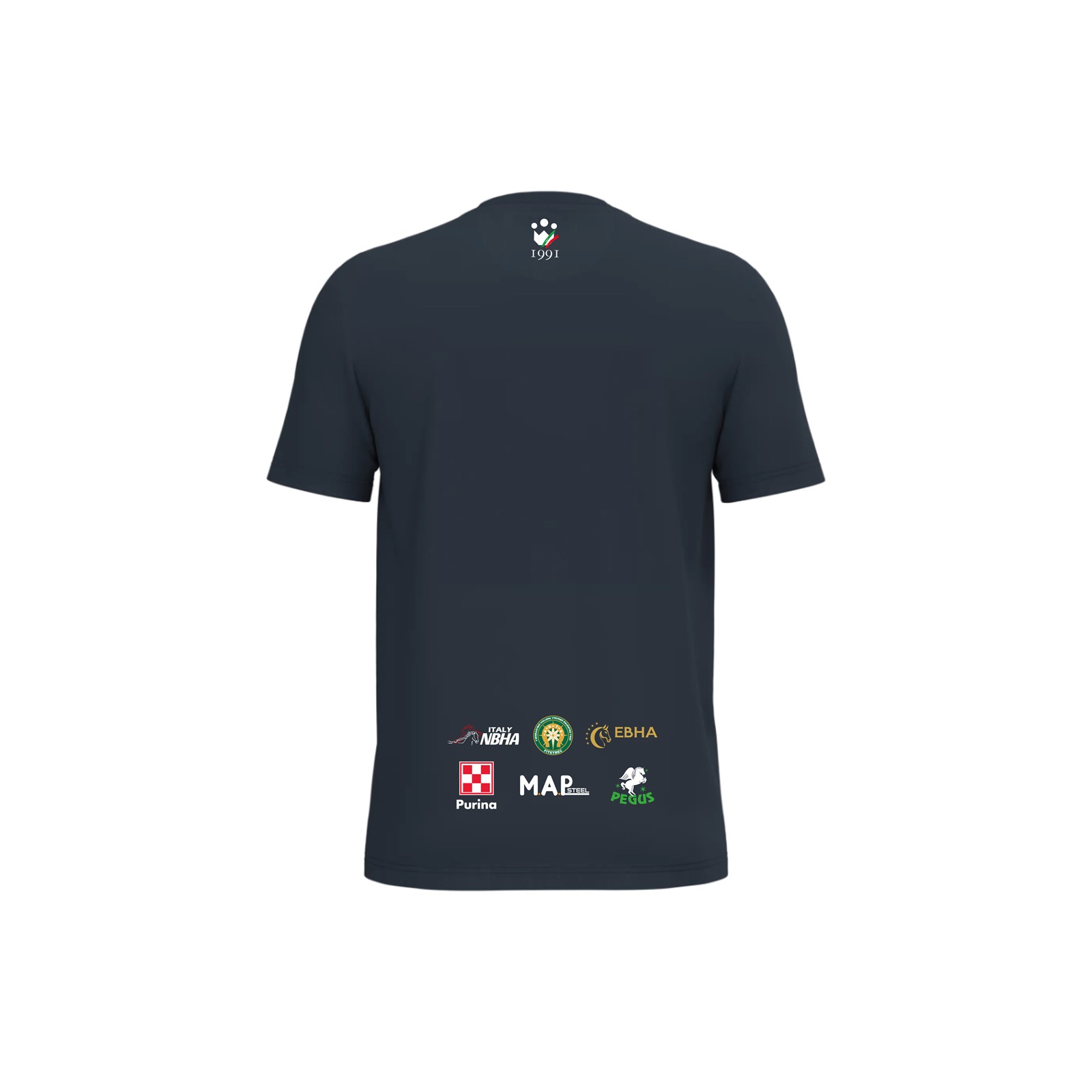 Foto 1 T-Shirt Equitazione Bambino Nix Barrel On The Beach Navy