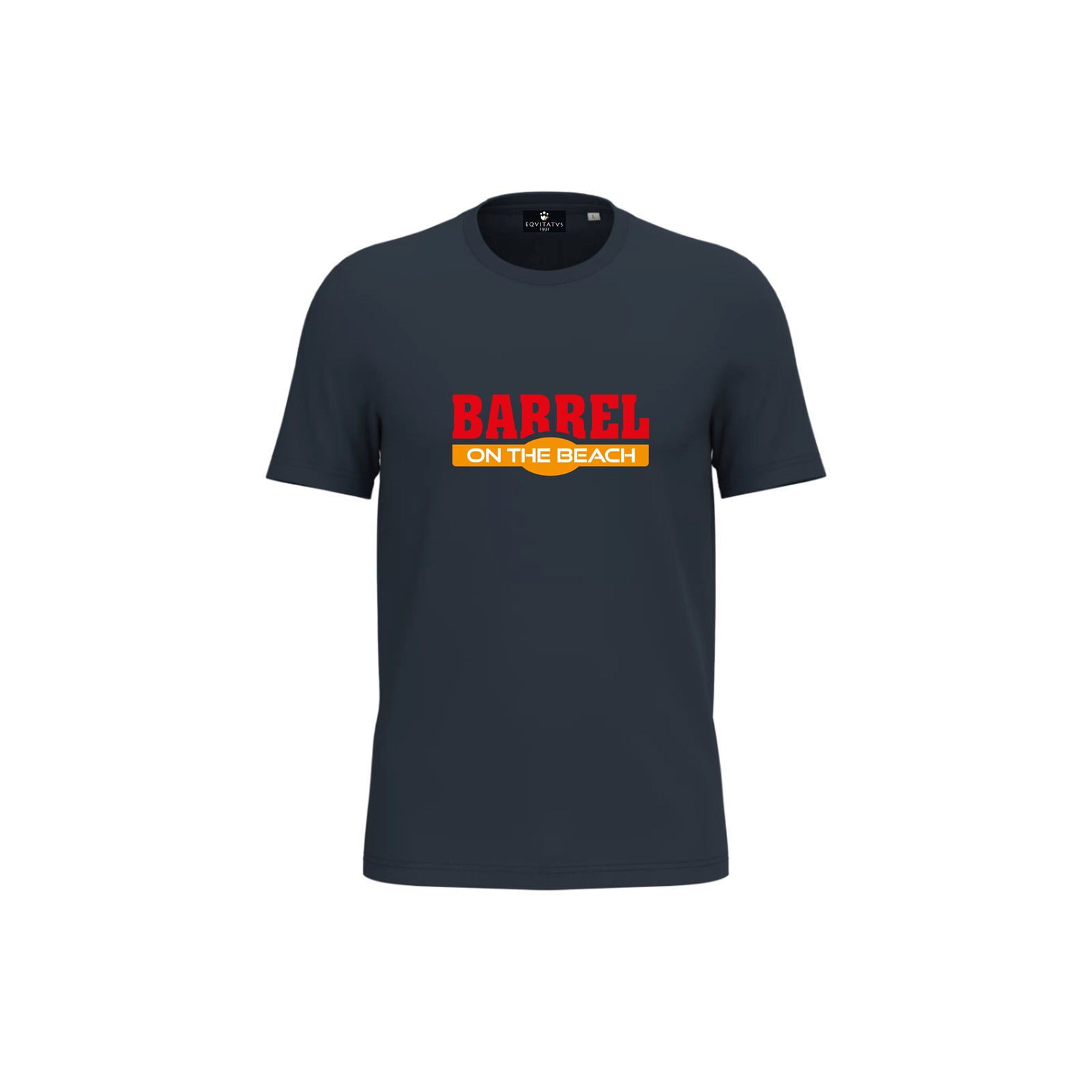 Foto principale T-Shirt Equitazione Bambino Nix Barrel On The Beach Navy