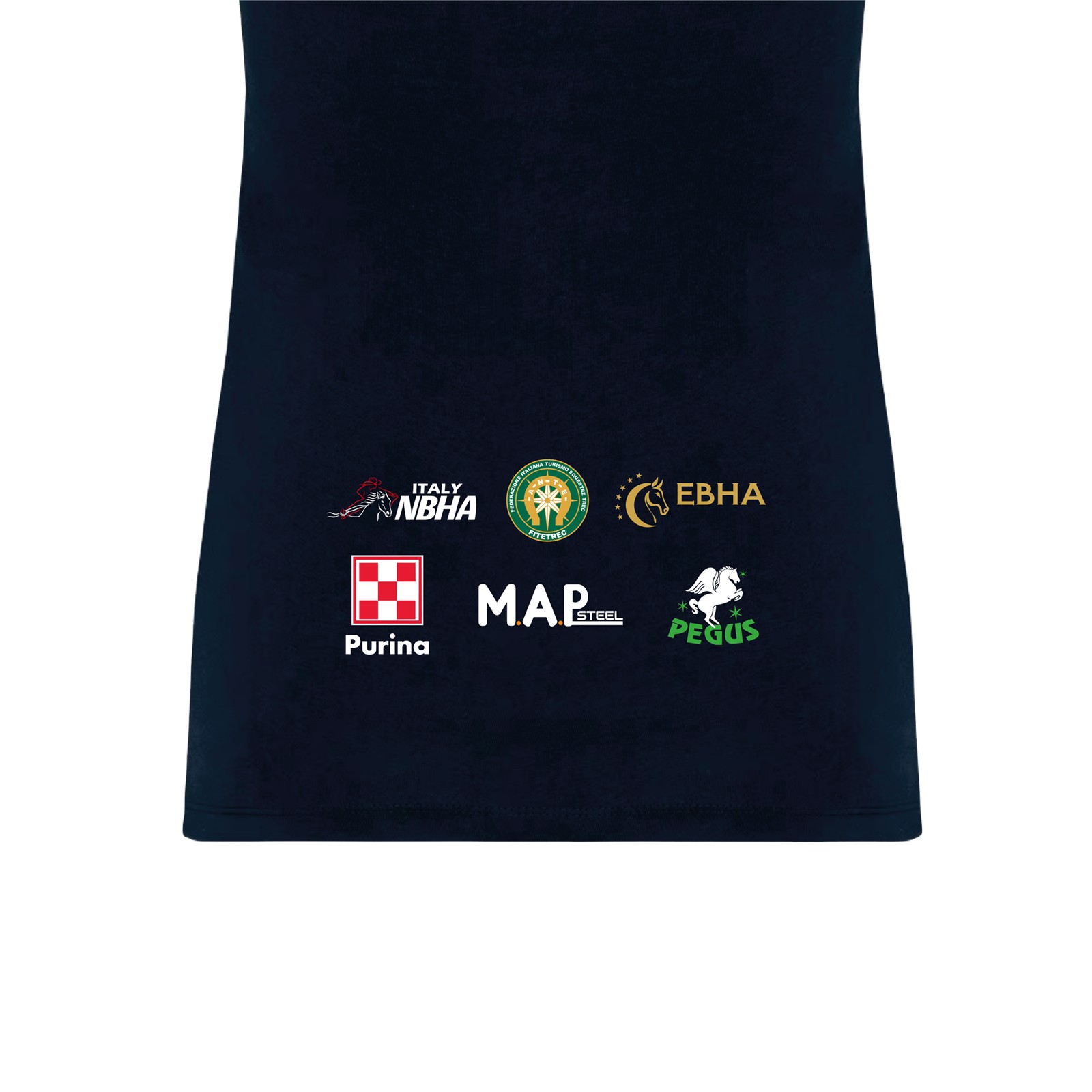 Foto 3 T-Shirt Equitazione Donna Nix Barrel On The Beach Navy