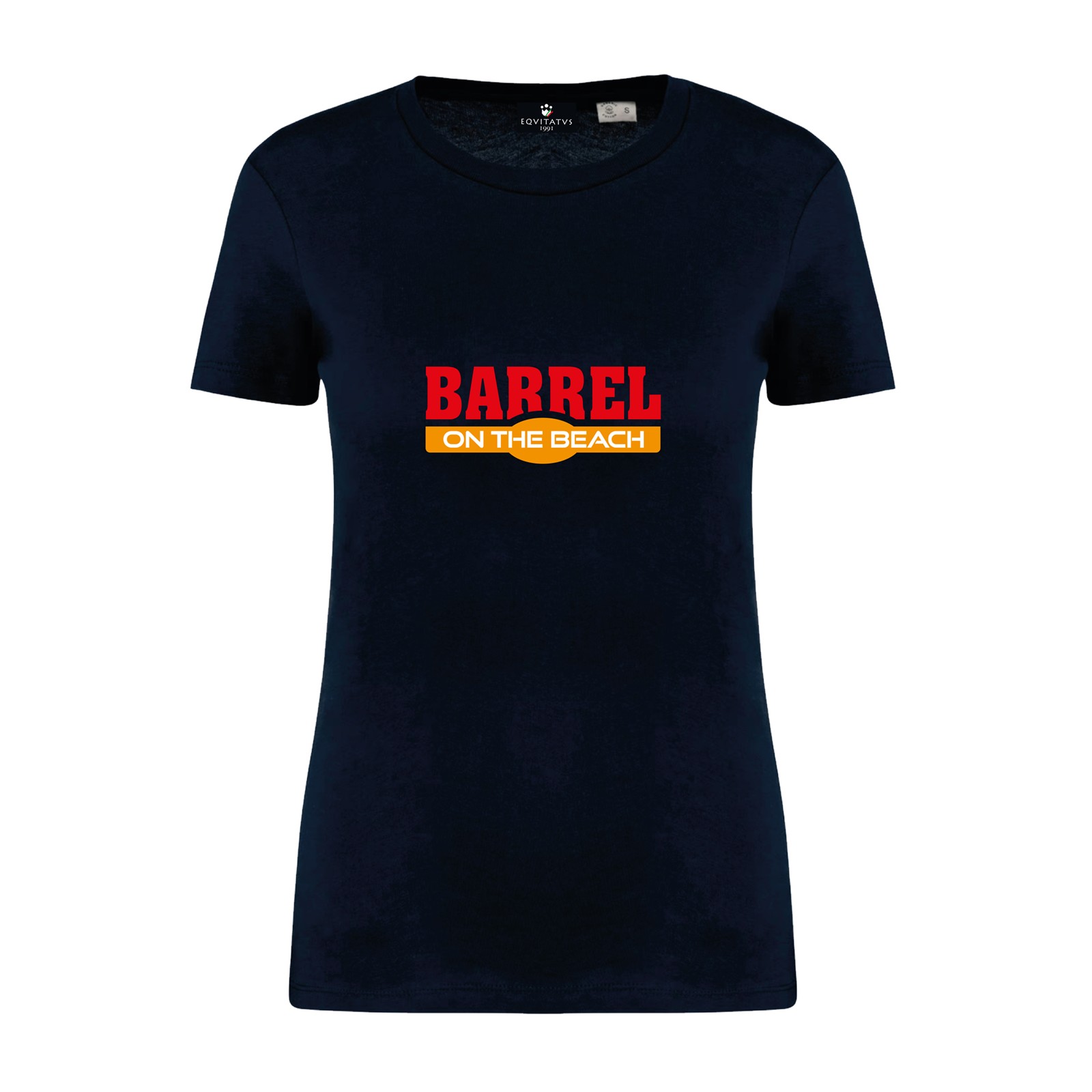 Foto principale T-Shirt Equitazione Donna Nix Barrel On The Beach Navy
