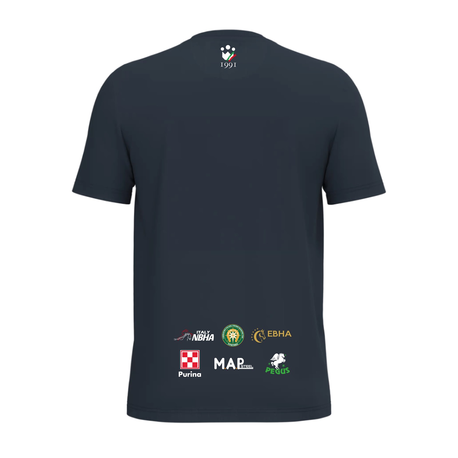Foto 1 T-Shirt Equitazione Uomo Nix Barrel On The Beach Navy