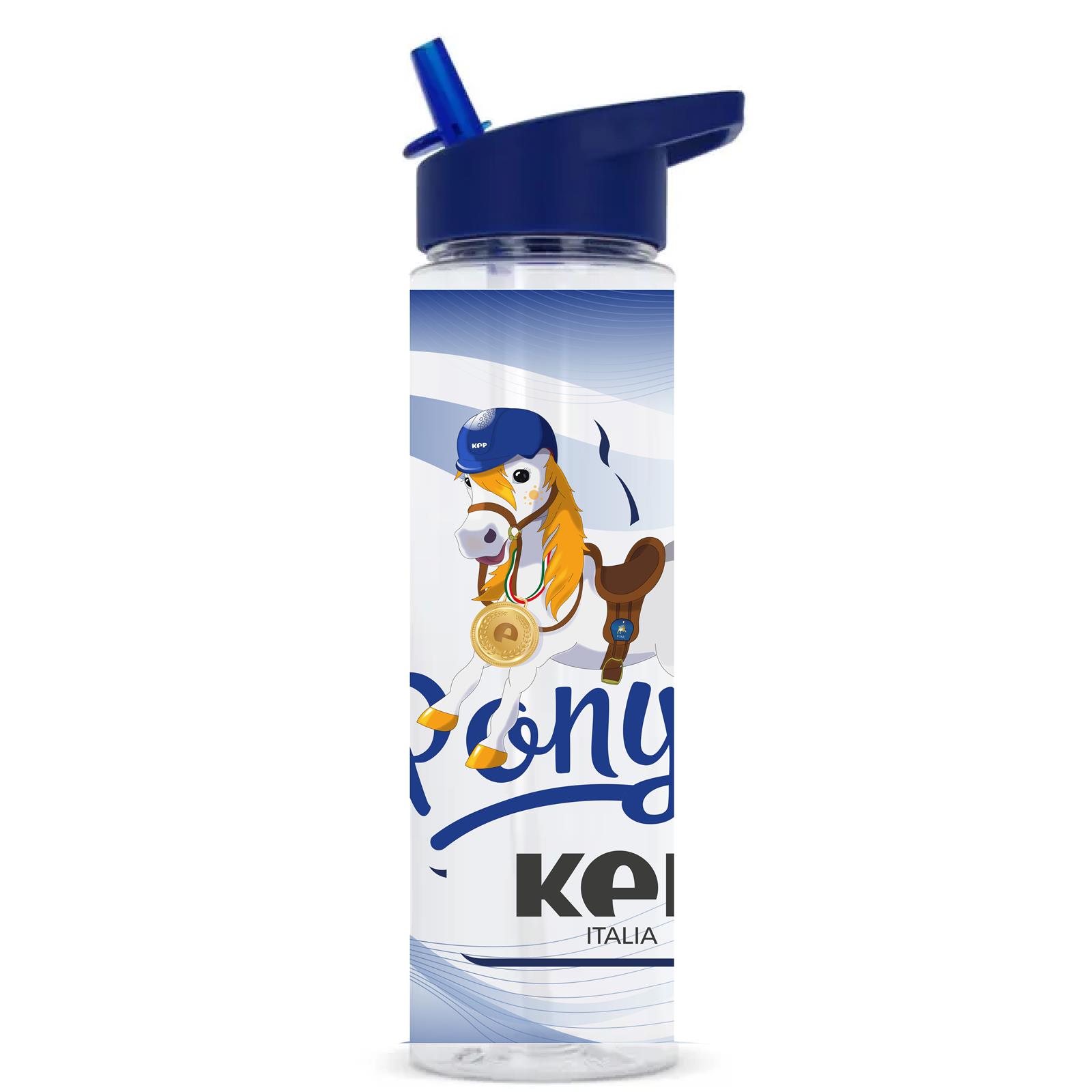 Foto principale Borraccia con Cannuccia Tony Il Pony Blu Royal