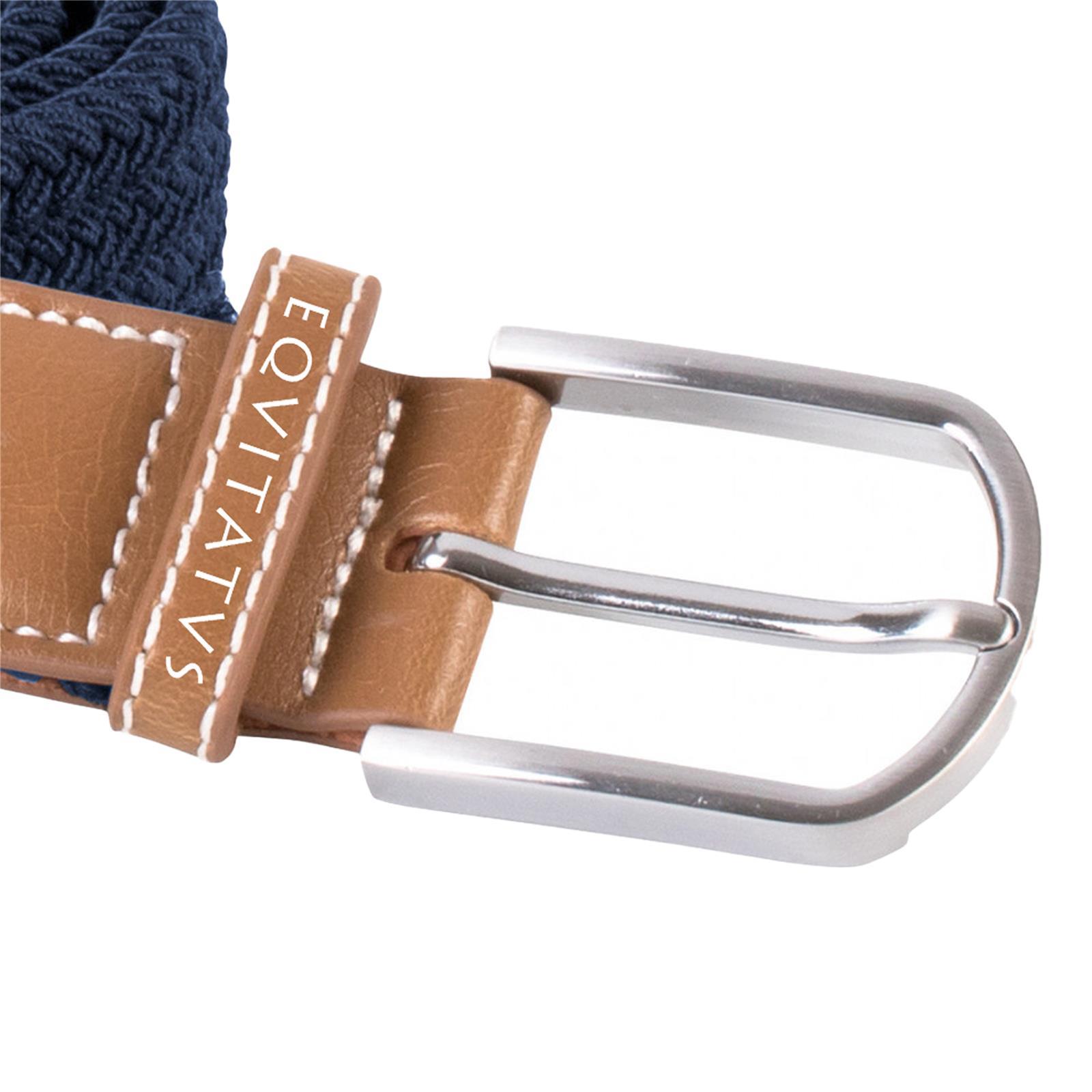 Foto 1 Cintura Equitazione Elastica Intrecciata 110 cm Navy