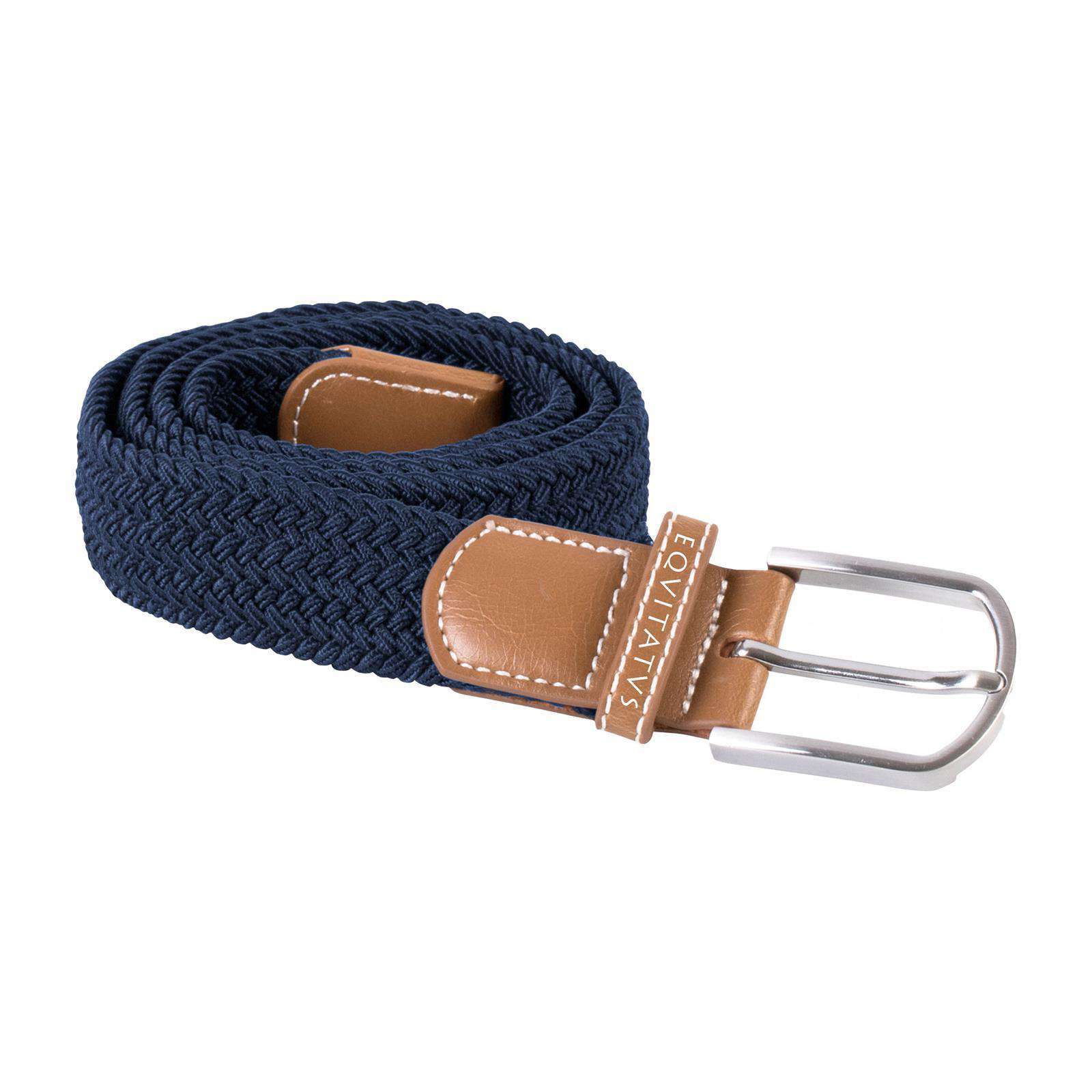 Foto principale Cintura Equitazione Elastica Intrecciata 110 cm Navy