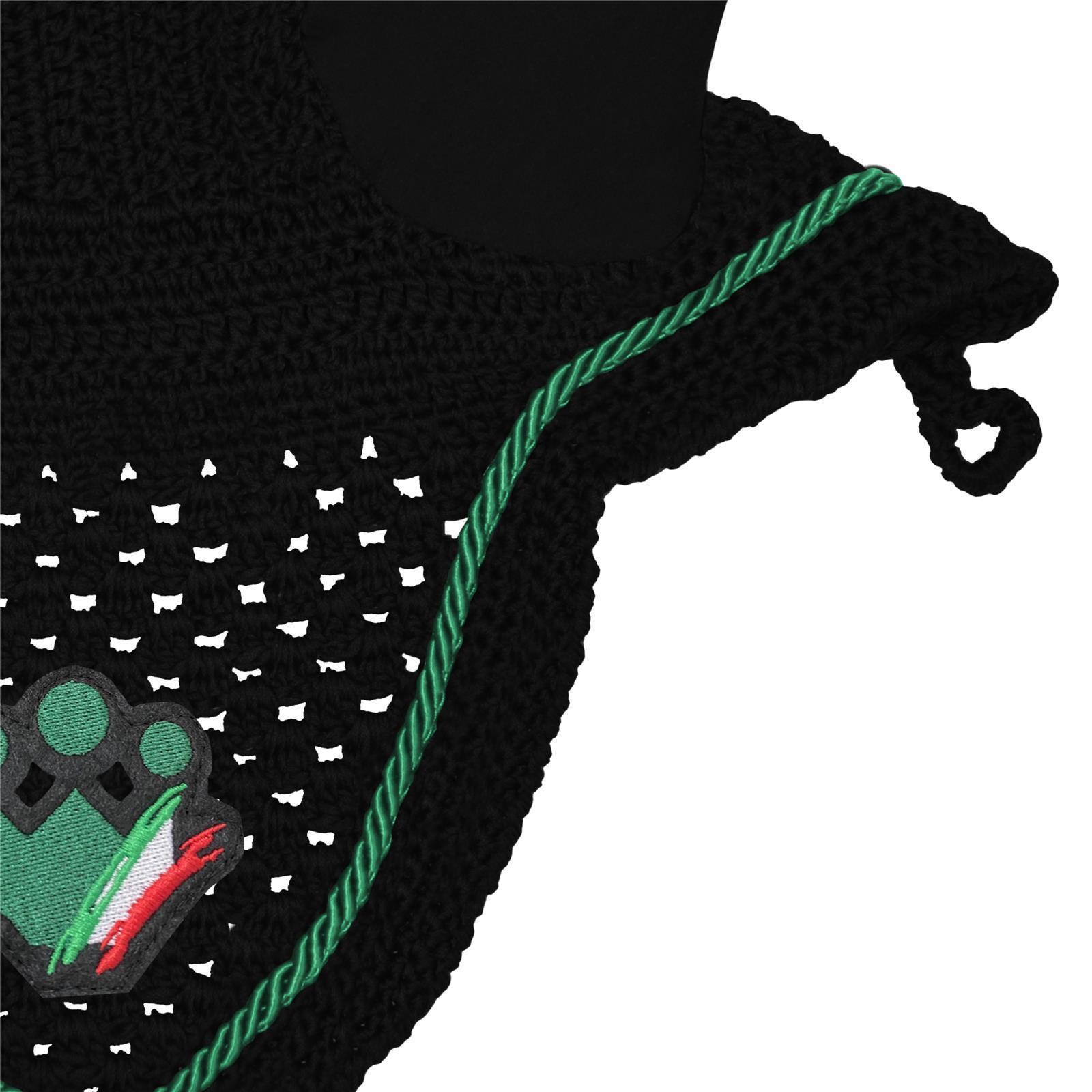 Foto 2 Cuffia Pony Cap Nera e Verde