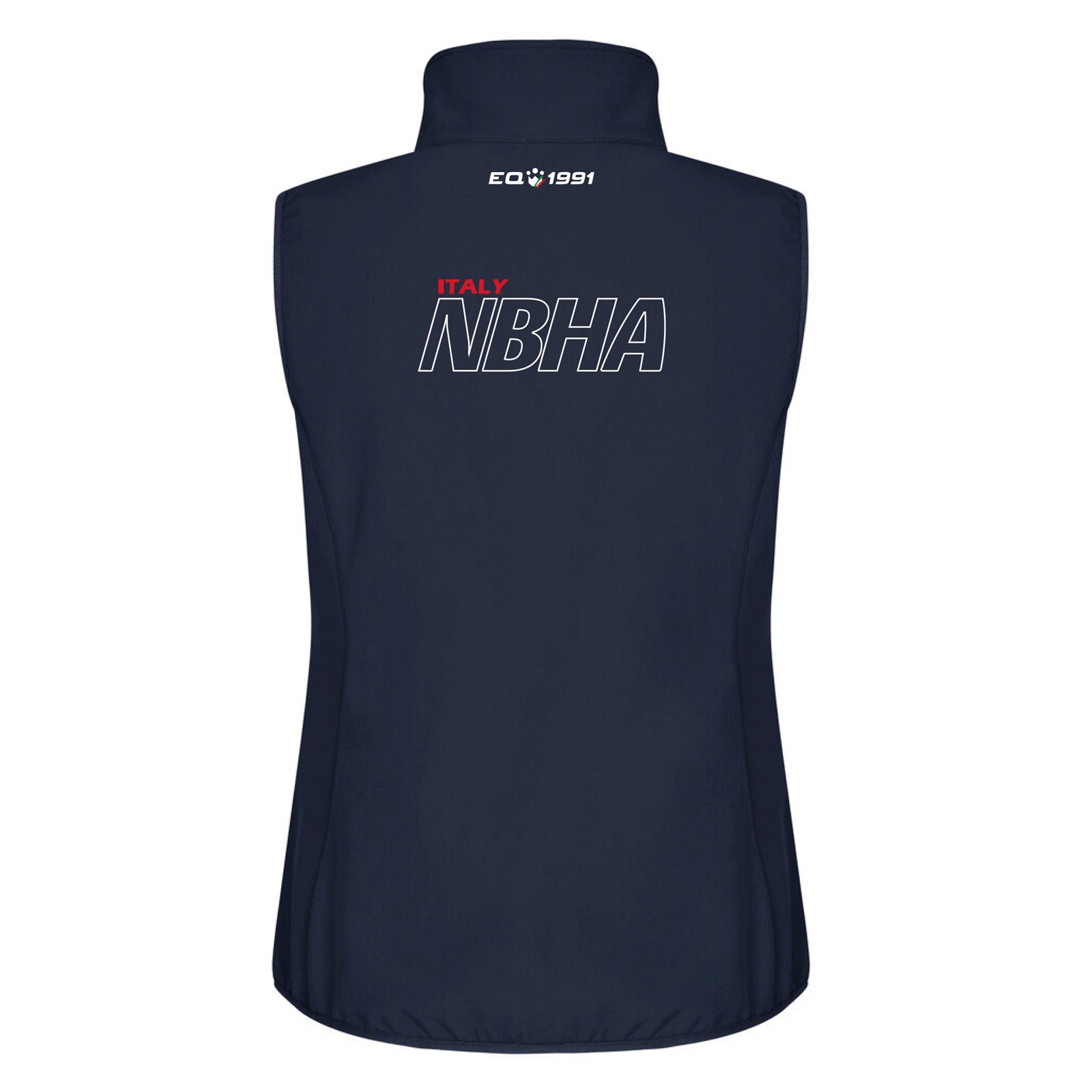 Foto 1 Giubbotto Equitazione Smanicato Donna Softshell Izy Nbha Navy