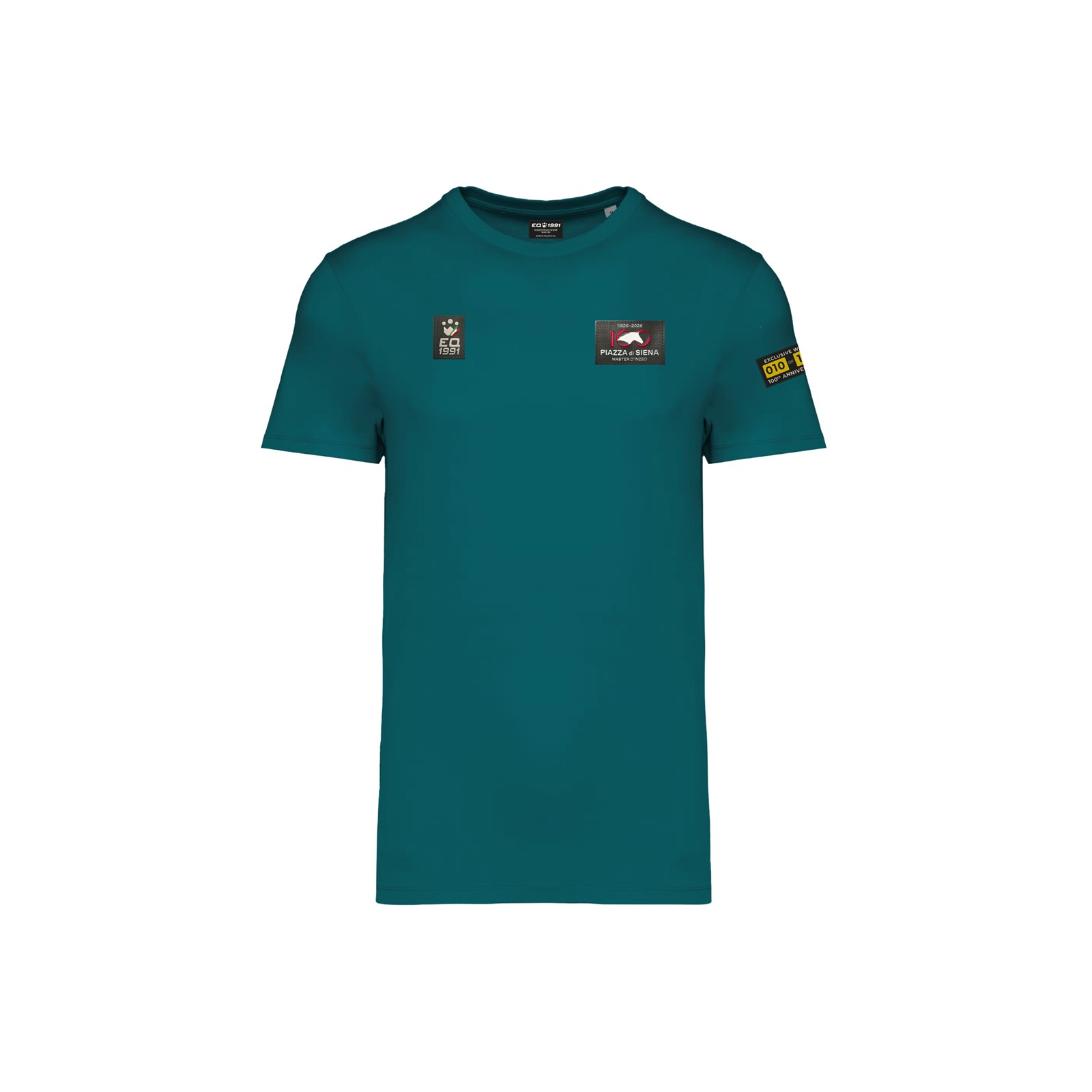 Foto principale T-Shirt Equitazione Bambino Special 100 Piazza di Siena Peacock Blue