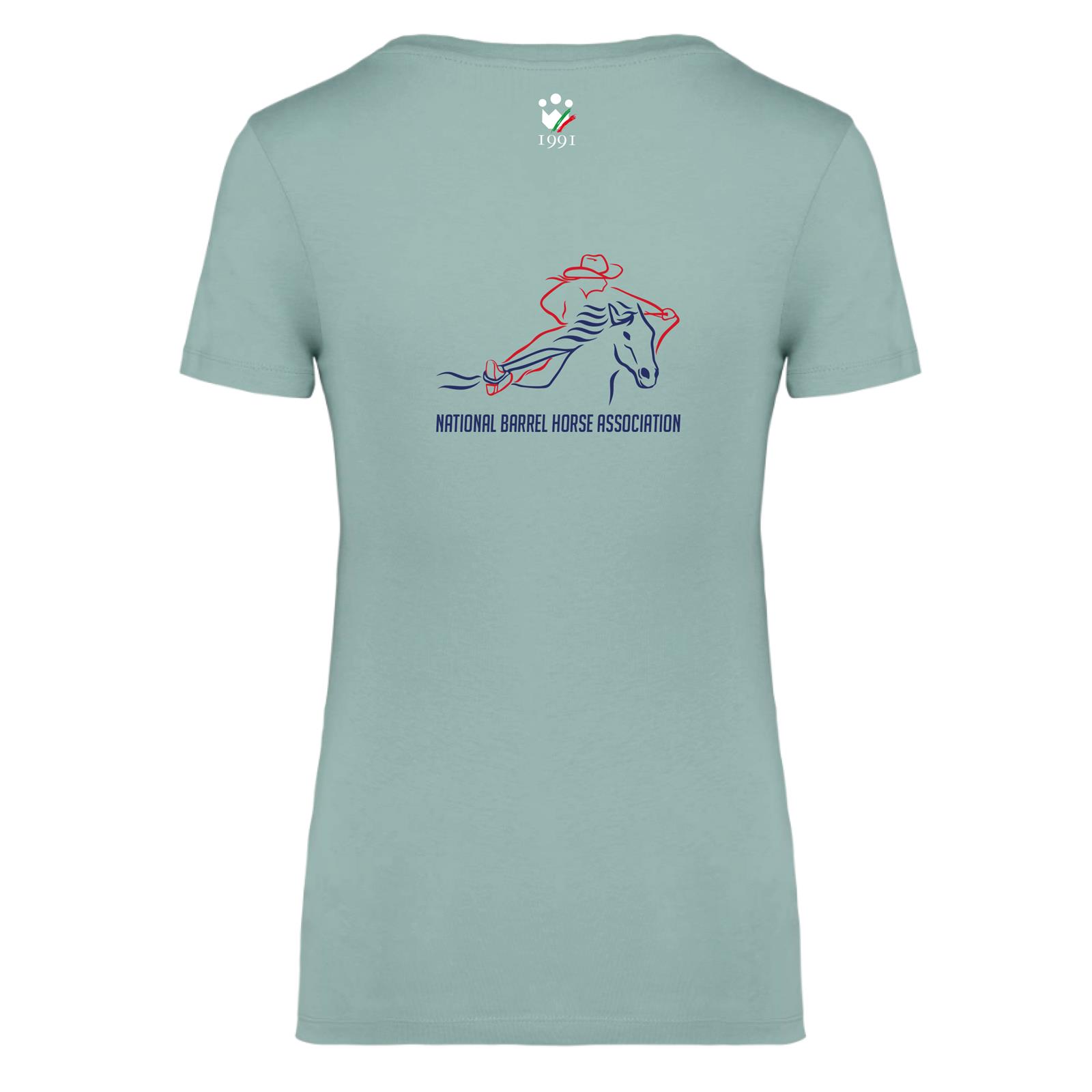 Foto 1 T-Shirt Equitazione Donna Fly Nbha Acquamarina