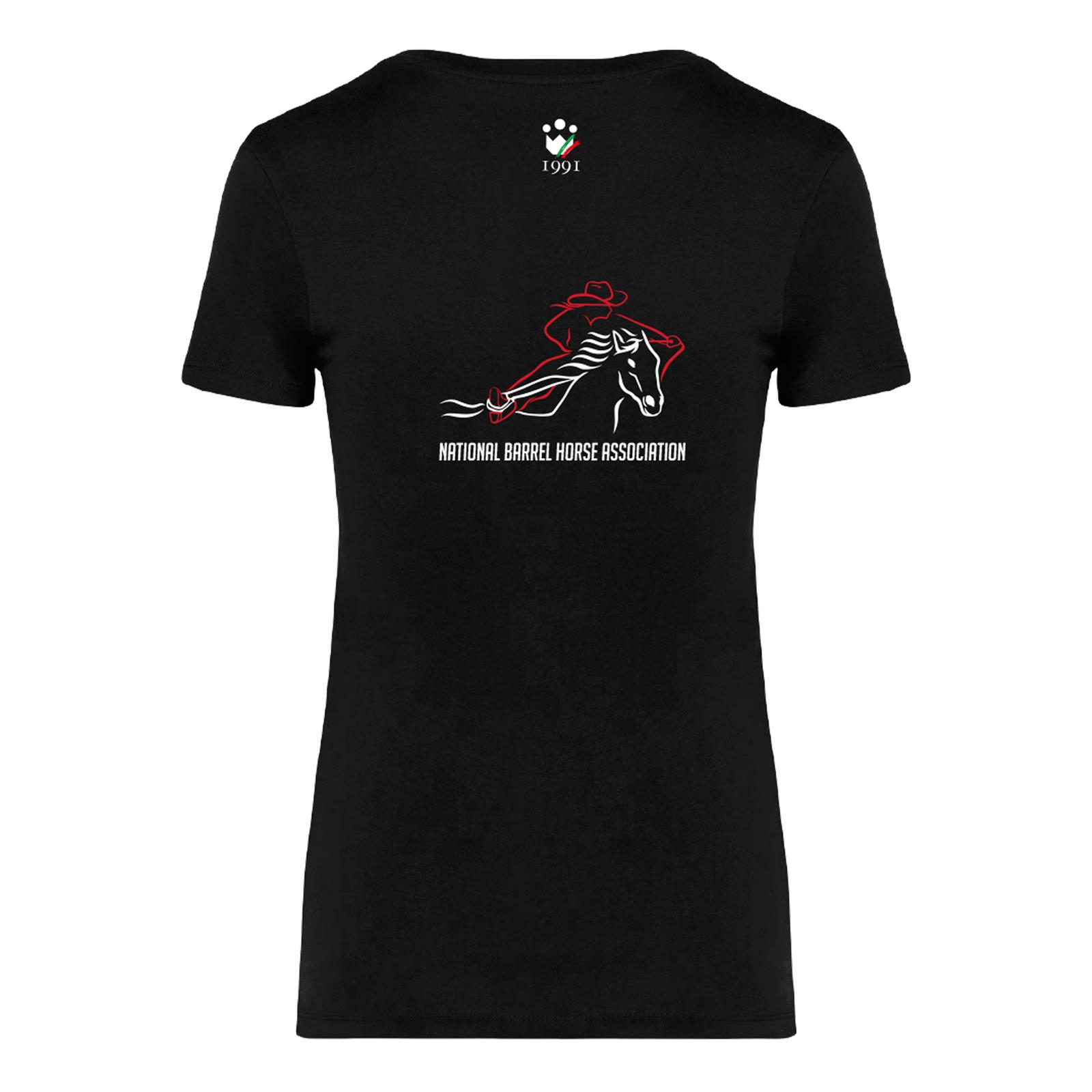 Foto 1 T-Shirt Equitazione Donna Fly Nbha Nera